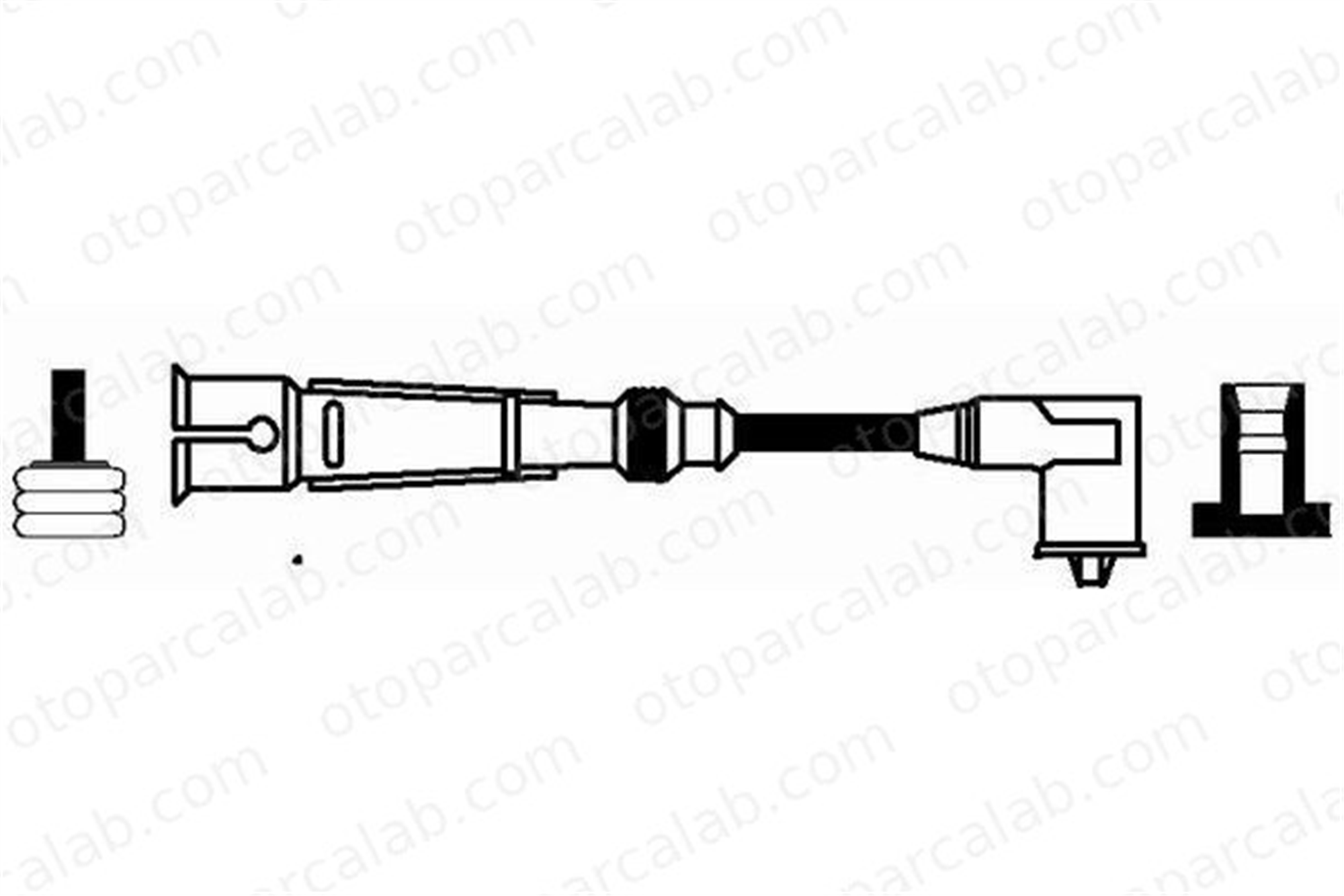NGK 36142 Buji Kablosu AUDI 80 B2 Sedan 200 C2 Sedan 36142