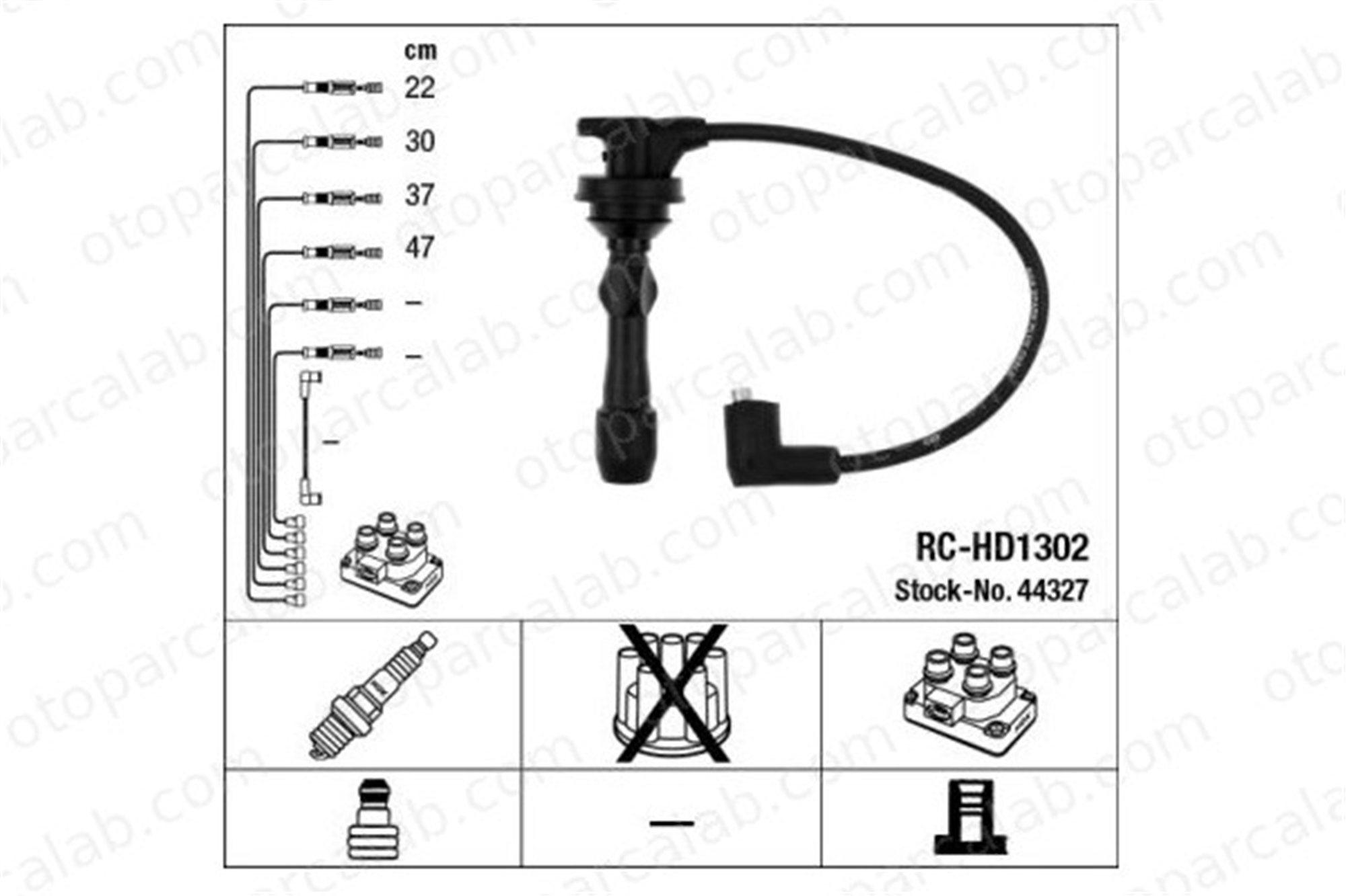 NGK 44327 Buji Kablosu HYUNDAI i10 I i20 I 2750123B00 274200300