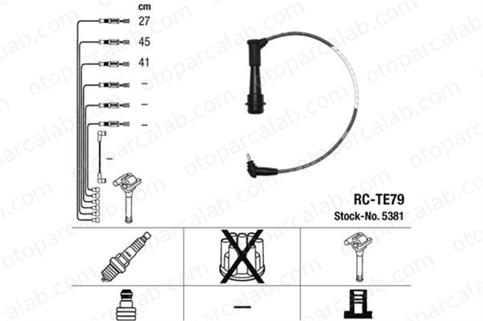 NGK 5381 Buji Kablosu TOYOTA CAMRY LEXUS ES 9091915317 1903720020