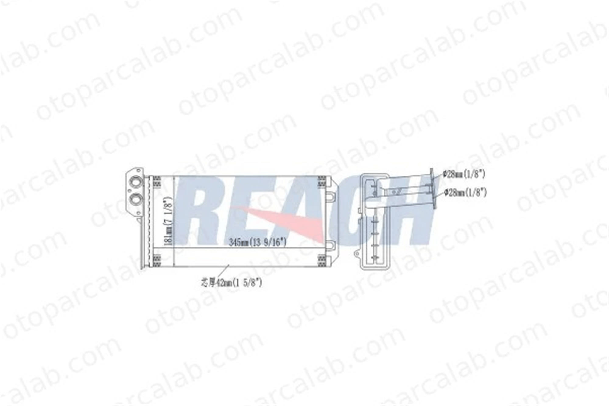NRF 54320 Kalorifer Radyatörü MERCEDES-BENZ SPRINTER 4-t Panelvan/Van SPRINTER 3-t Panelvan/Van 2D0819031 A0028358901