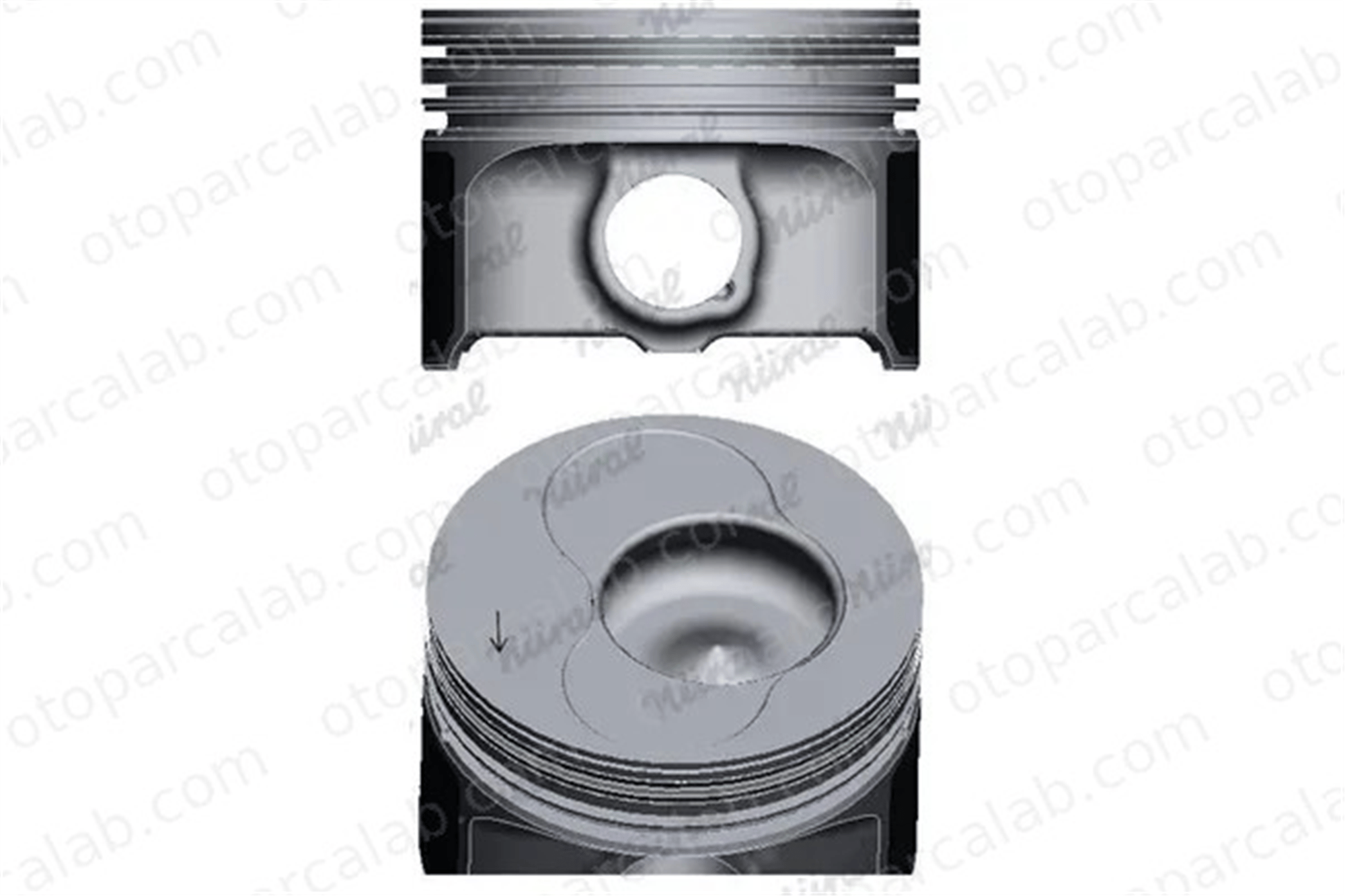 NURAL 87-114900-30 Piston (79.50MM-STD) NÜRAL 87-114900-30 SEAT CORDOBA VW POLO 38107065CK 038 107 065 C K