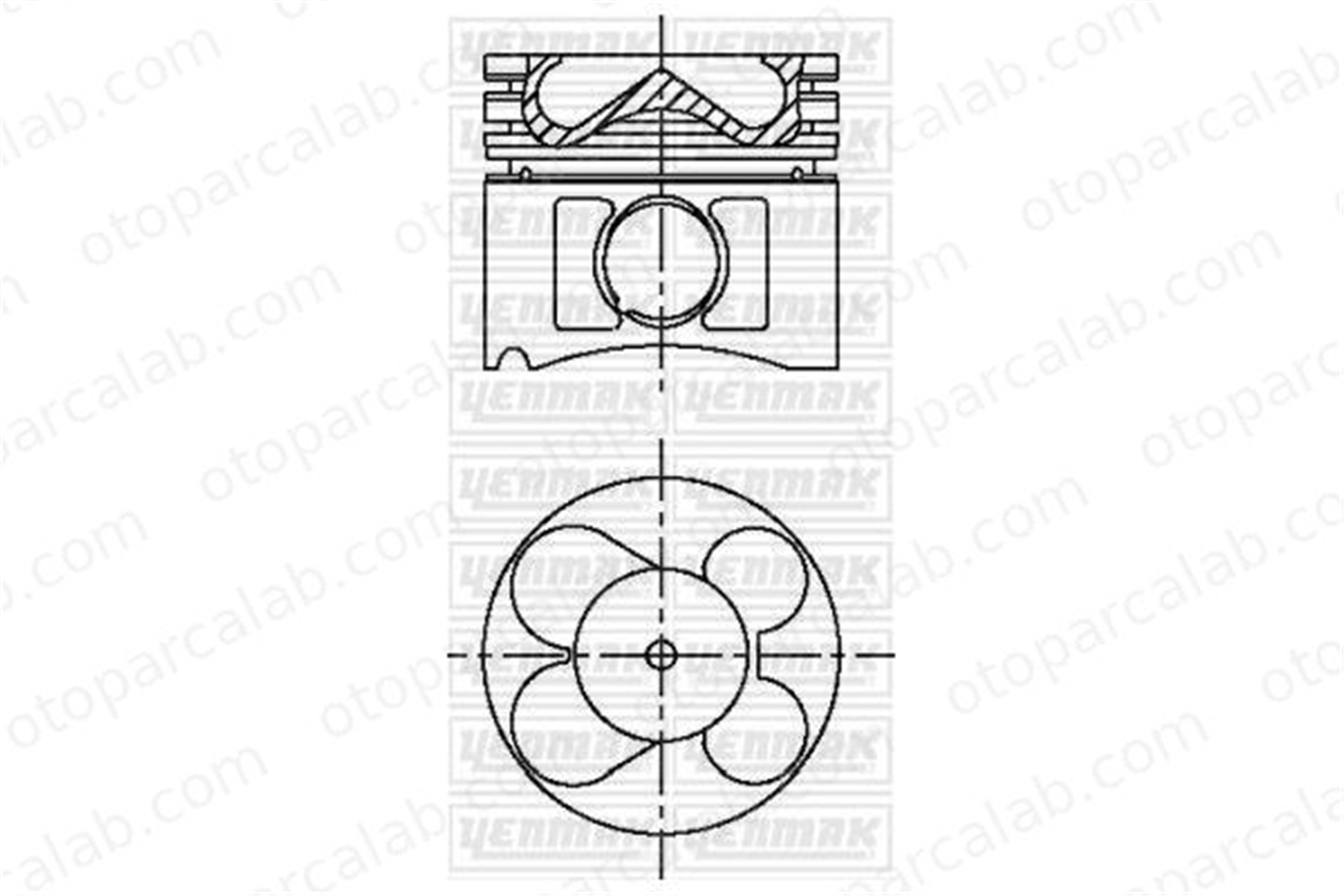 NURAL 87-70207-STD Piston (84.00MM-STD) NÜRAL 87-70207-STD BMW 5 5 Touring 11257792745 11257792746
