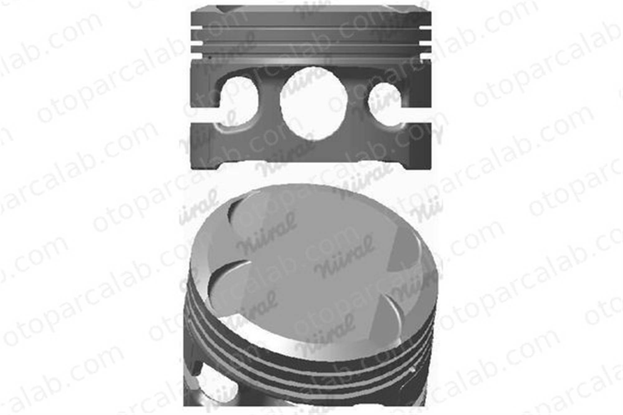 NURAL 87-70208-STD Piston (80.00MM-STD) NÜRAL 87-70208-STD BMW 5 3 11257504899 7504899