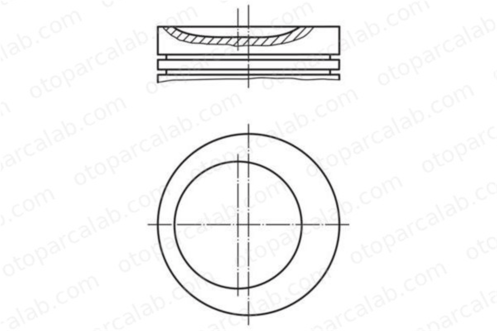 NURAL 87-70216-050 Piston (84.50MM-0.50) NÜRAL 87-70216-050 BMW 3 Cabrio BERTONE FREECLIMBER 2 11251721621 11251727711