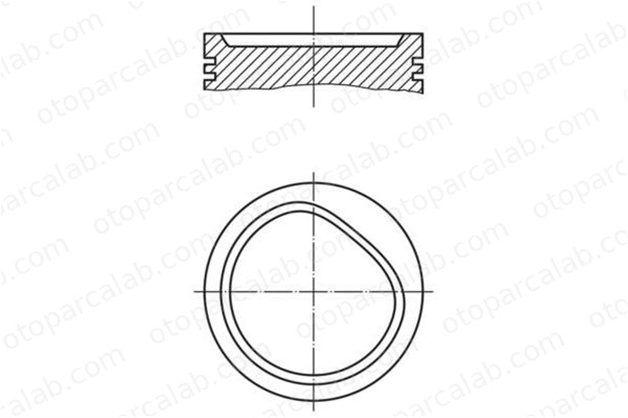 NURAL 87-70218-STD Piston (84.00MM-STD) NÜRAL 87-70218-STD BMW 3 3 Touring 11251739301 11251727701