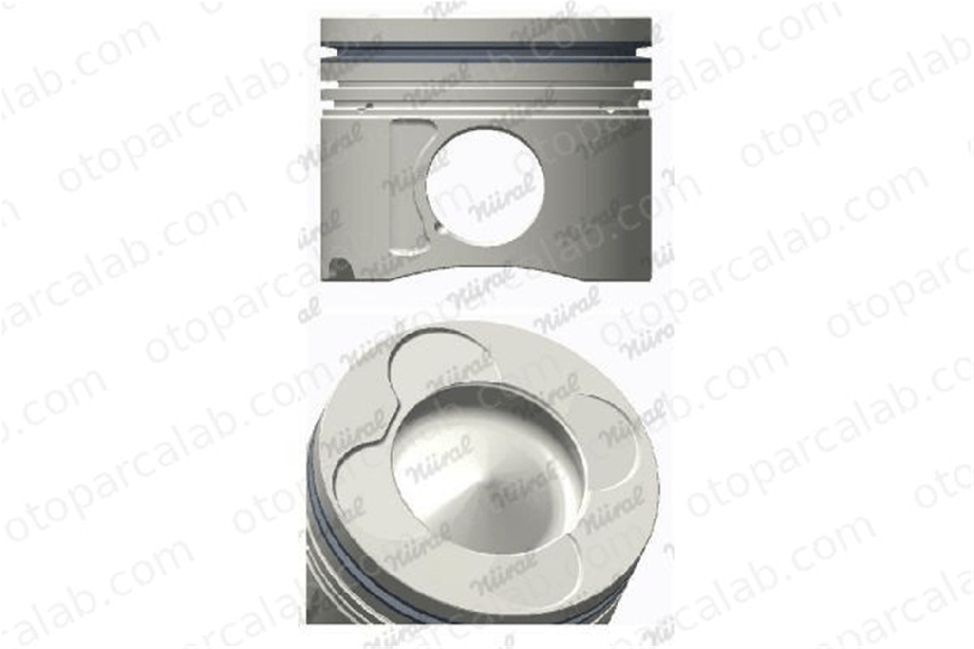 NURAL 87-70224-050 Piston (84.50MM-0.50) NÜRAL 87-70224-050 BMW 5 5 Touring 11247790515