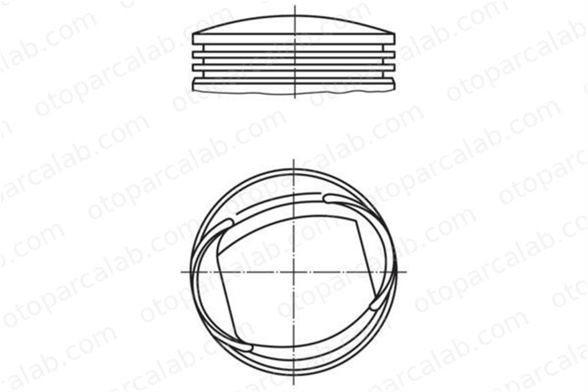 NURAL 87-70818-100 Piston (80.97MM-1.00) NÜRAL 87-70818-100 FORD ESCORT IV ESCORT IV Cabrio 8770818050 6166688