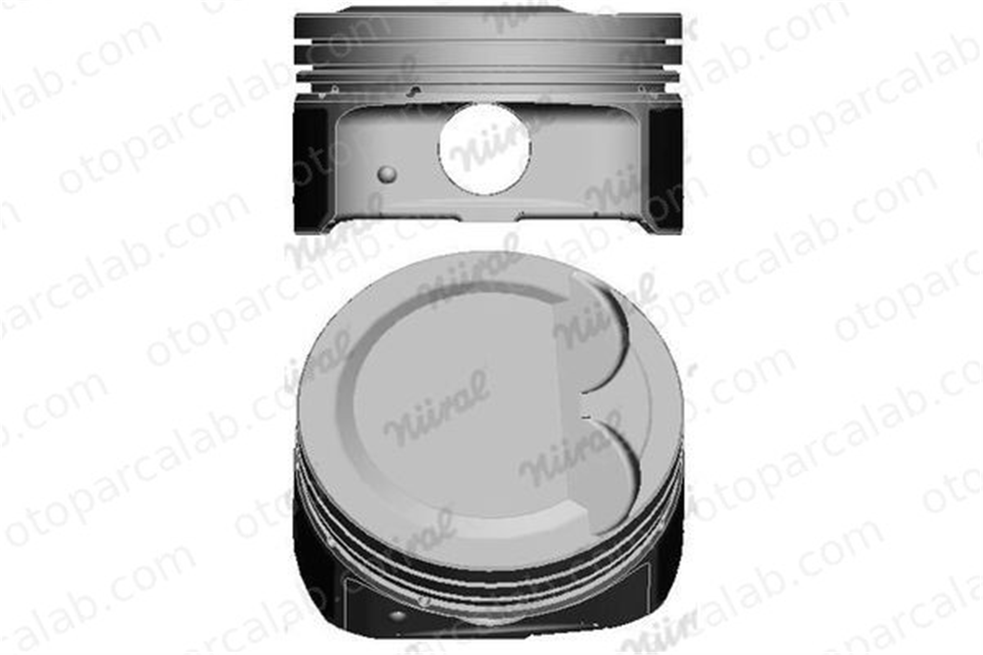 NURAL 87-71113-050 Piston (77.50MM-0.50) NÜRAL 87-71113-050 KIA PRO CEE'D HYUNDAI i30 230412B101
