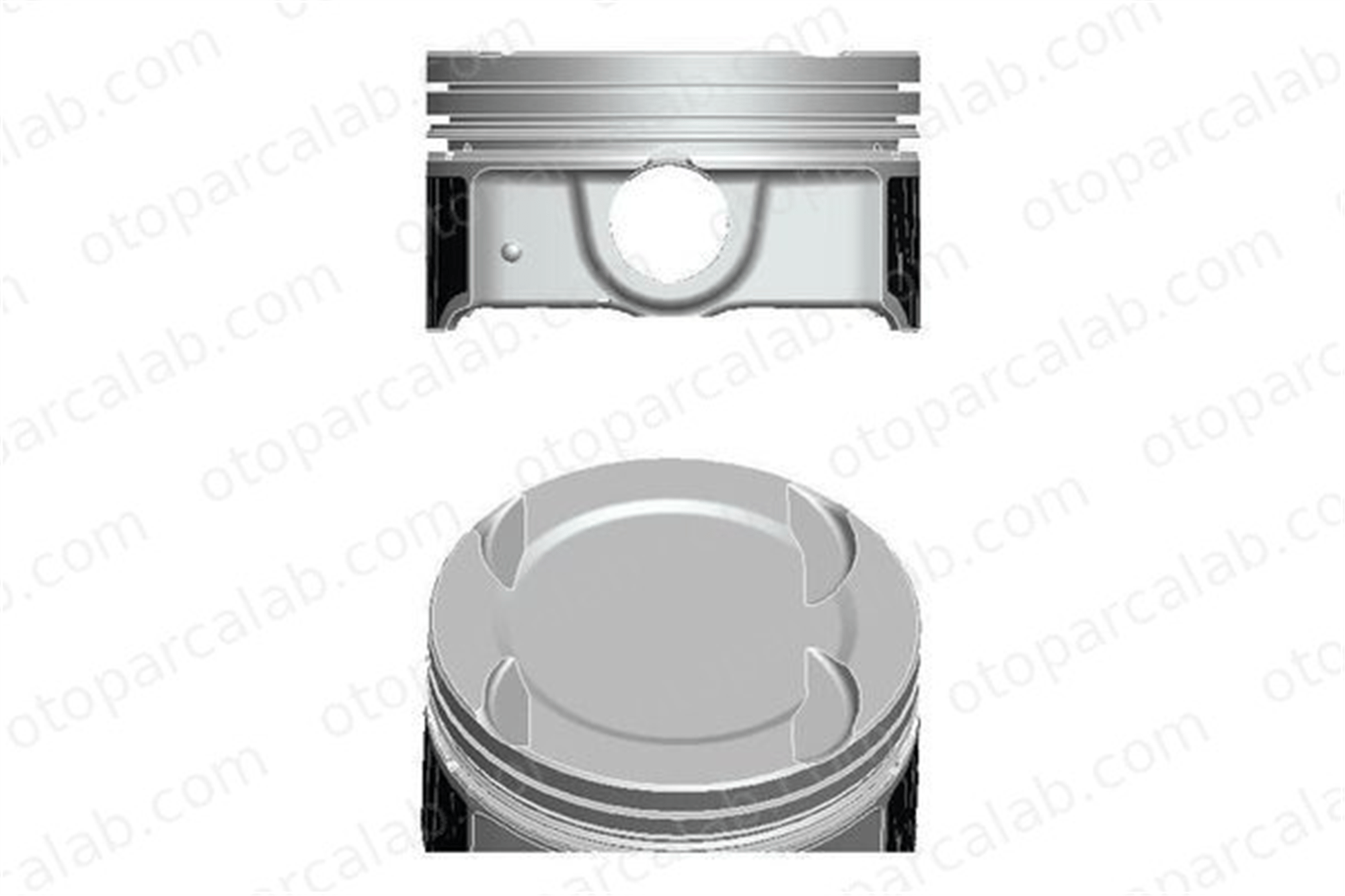 NURAL 87-71114-050 Piston (77.50MM-0.50) NÜRAL 87-71114-050 KIA SELTOS HYUNDAI ACCENT V Sedan 230412B900 230412B910