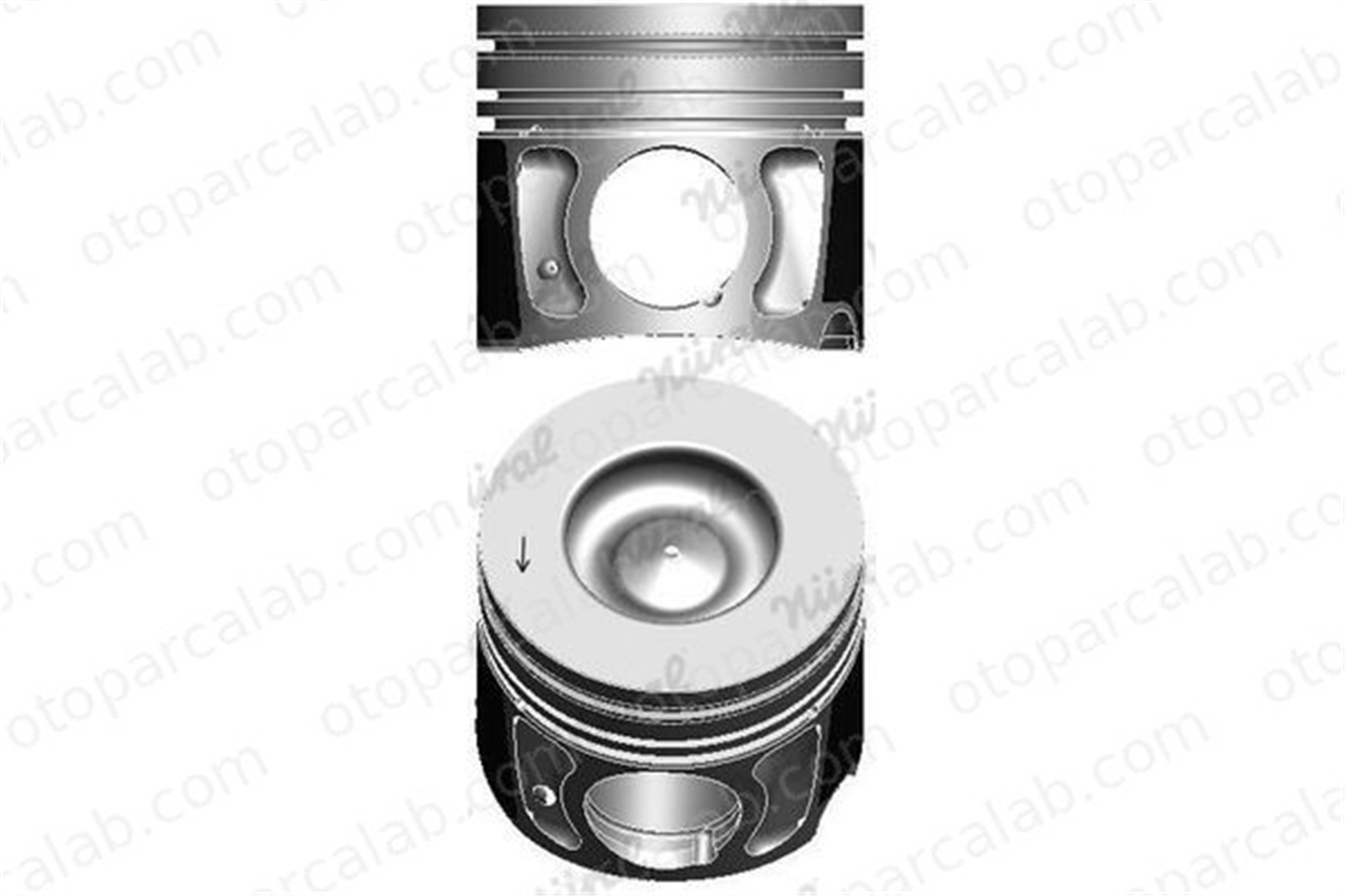NURAL 87-71119-050 Piston (84.00MM-0.50) NÜRAL 87-71119-050 KIA SPORTAGE IV HYUNDAI SANTA FÉ III 234102F900