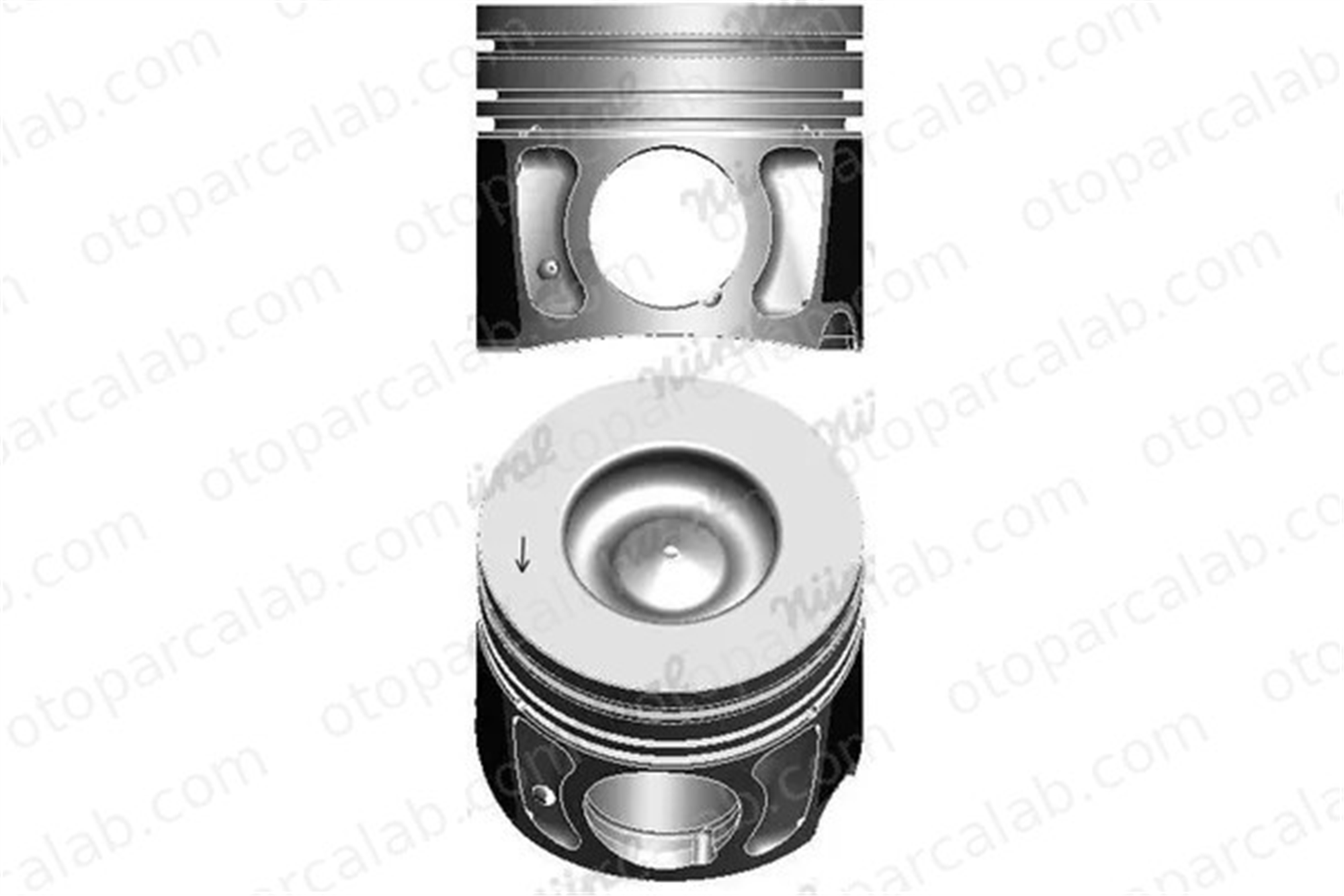 NURAL 8771119STD000G Piston (84.00MM-STD) NÜRAL 8771119STD000G KIA SPORTAGE IV HYUNDAI SANTA FÉ III 234102f900