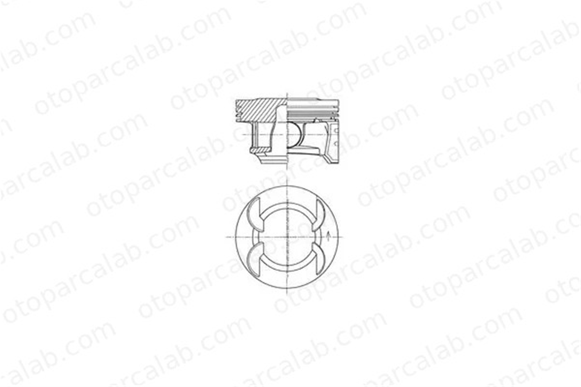 NURAL 8771671STD000G Piston (79.00MM-STD) NÜRAL 8771671STD000G CHEVROLET CRUZE OPEL ASTRA H Station wagon 55566882 55559652