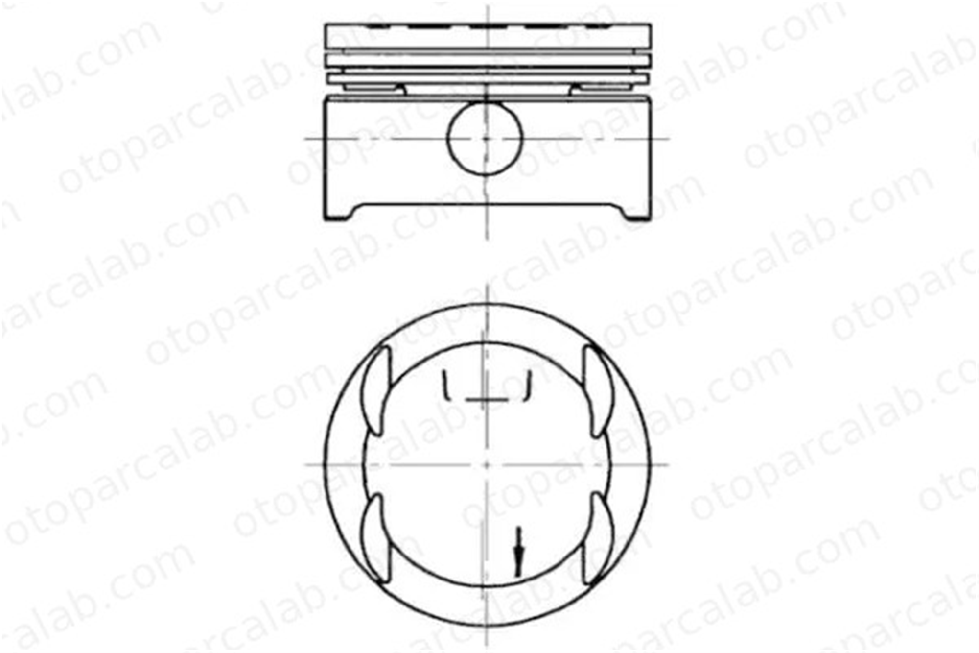 NURAL 877168305000AG Piston (79.50MM-STD) NÜRAL 877168305000AG OPEL ASTRA F CLASSIC Hatchback ASTRA F CLASSIC Sedan 5623041 90570695