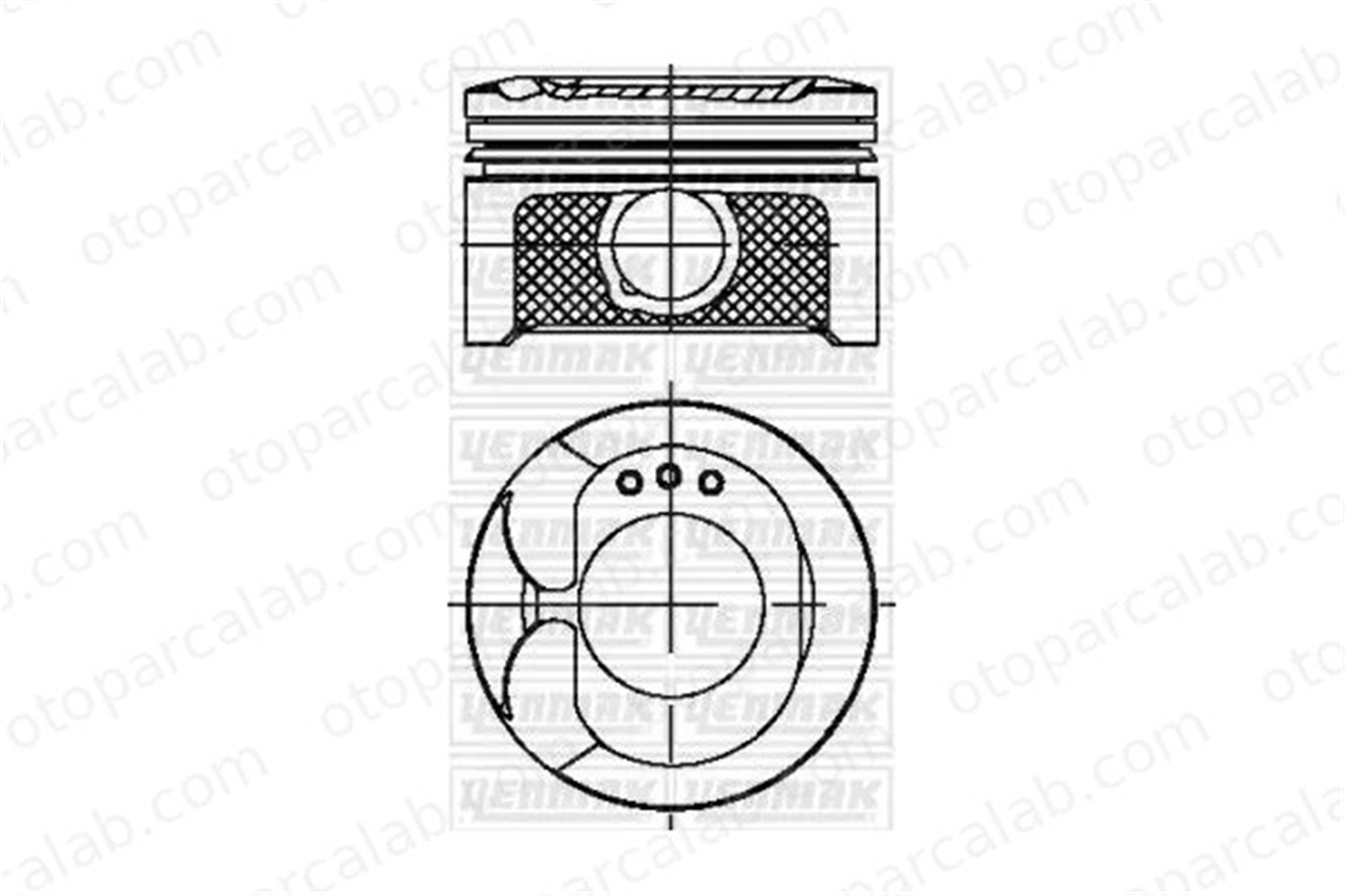 NURAL 8772069050000G Piston (79.50MM-STD) NÜRAL 8772069050000G TOYOTA AURIS COROLLA 1310122052 1301122200