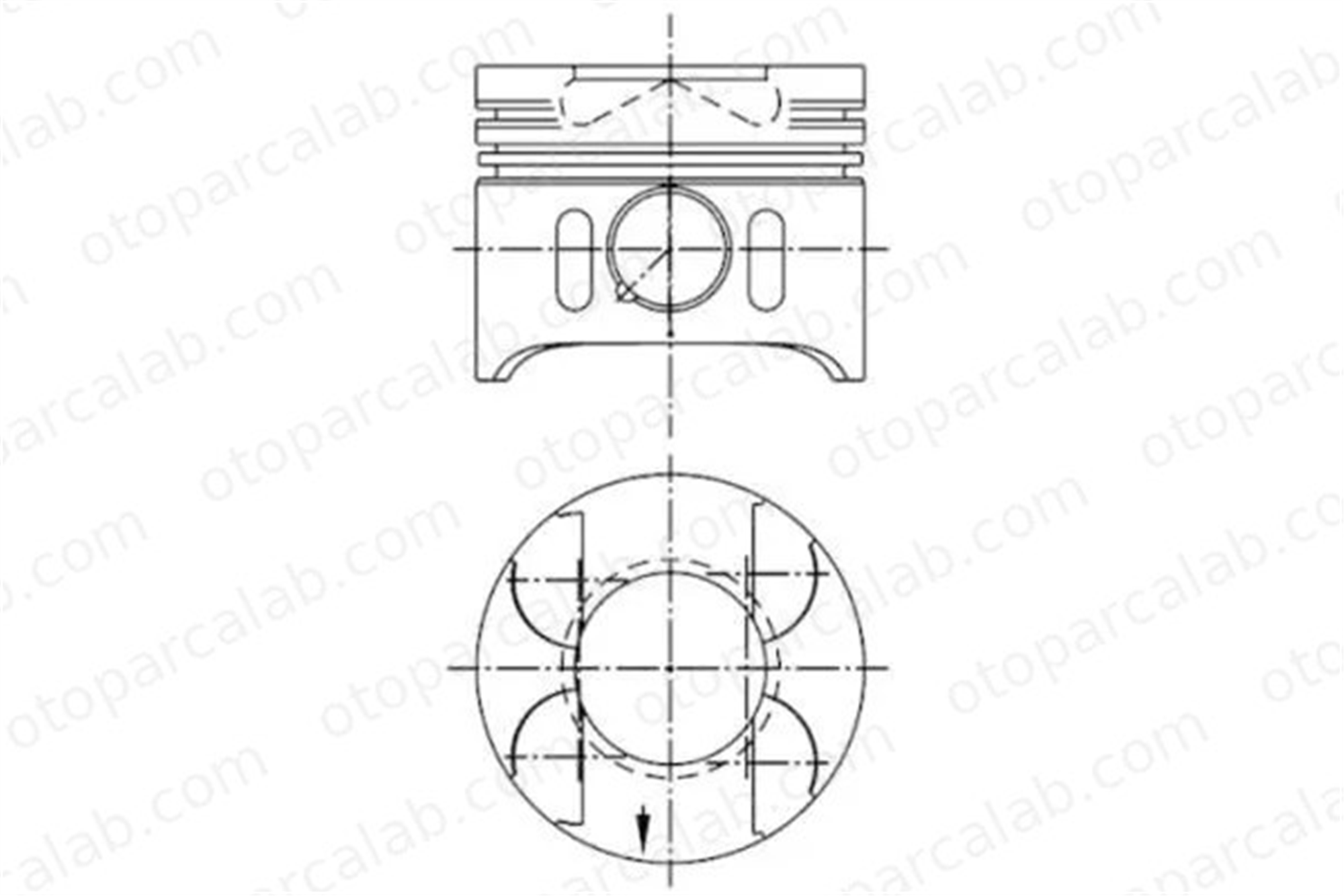 NURAL 8772598100000G Piston (89.00MM-STD) NÜRAL 8772598100000G MERCEDES-BENZ SPRINTER 3-t Minibüs/Otobüs SPRINTER 3-t Panelvan/Van A6110301517 6110301517