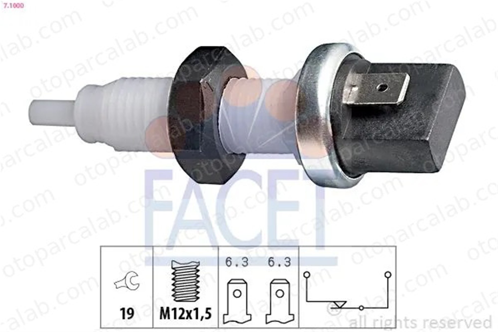 NUREL M 103 Fren Müşürü FIAT DUCATO Panorama PANDA 4345643 4177124