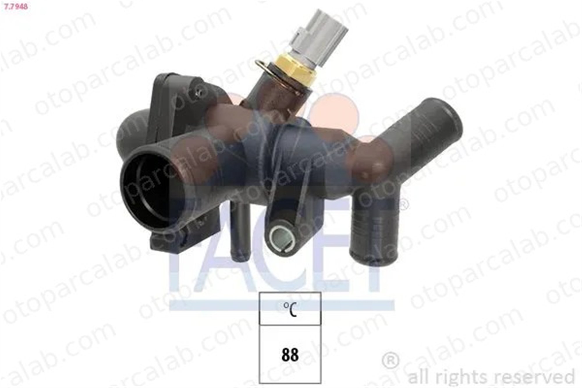 OEK BK3Q8A586AB Termostat FORD TRANSIT Panelvan/Van TRANSIT Platform şasi BK3Q8A586AB 1731782