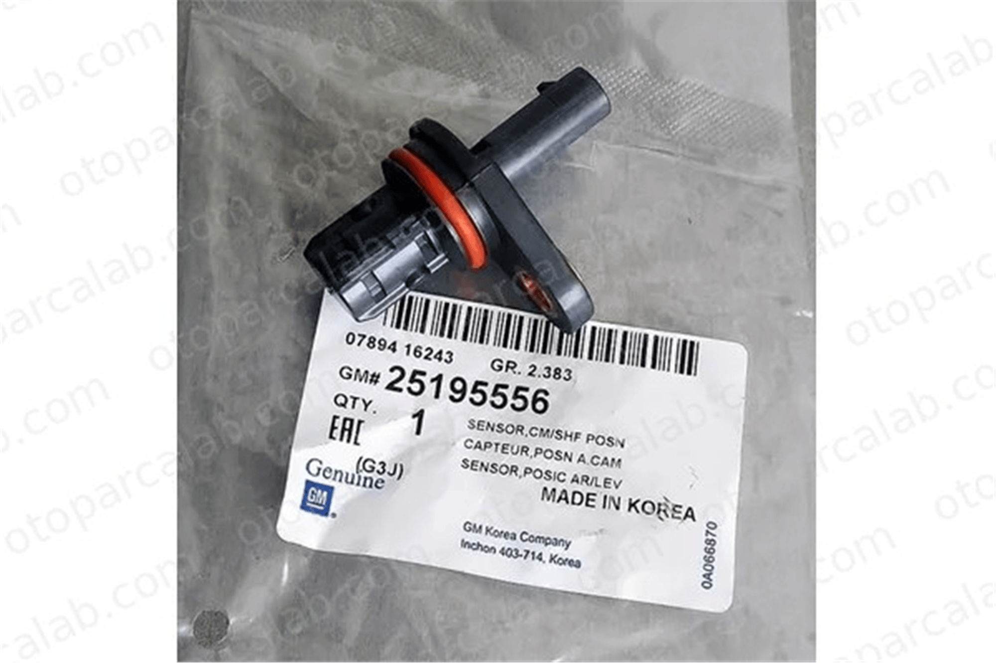 OPEL ORJINAL 25195556 Eksantrik Devir Sensörü CHEVROLET CRUZE CRUZE Hatchback 1249112 55565709