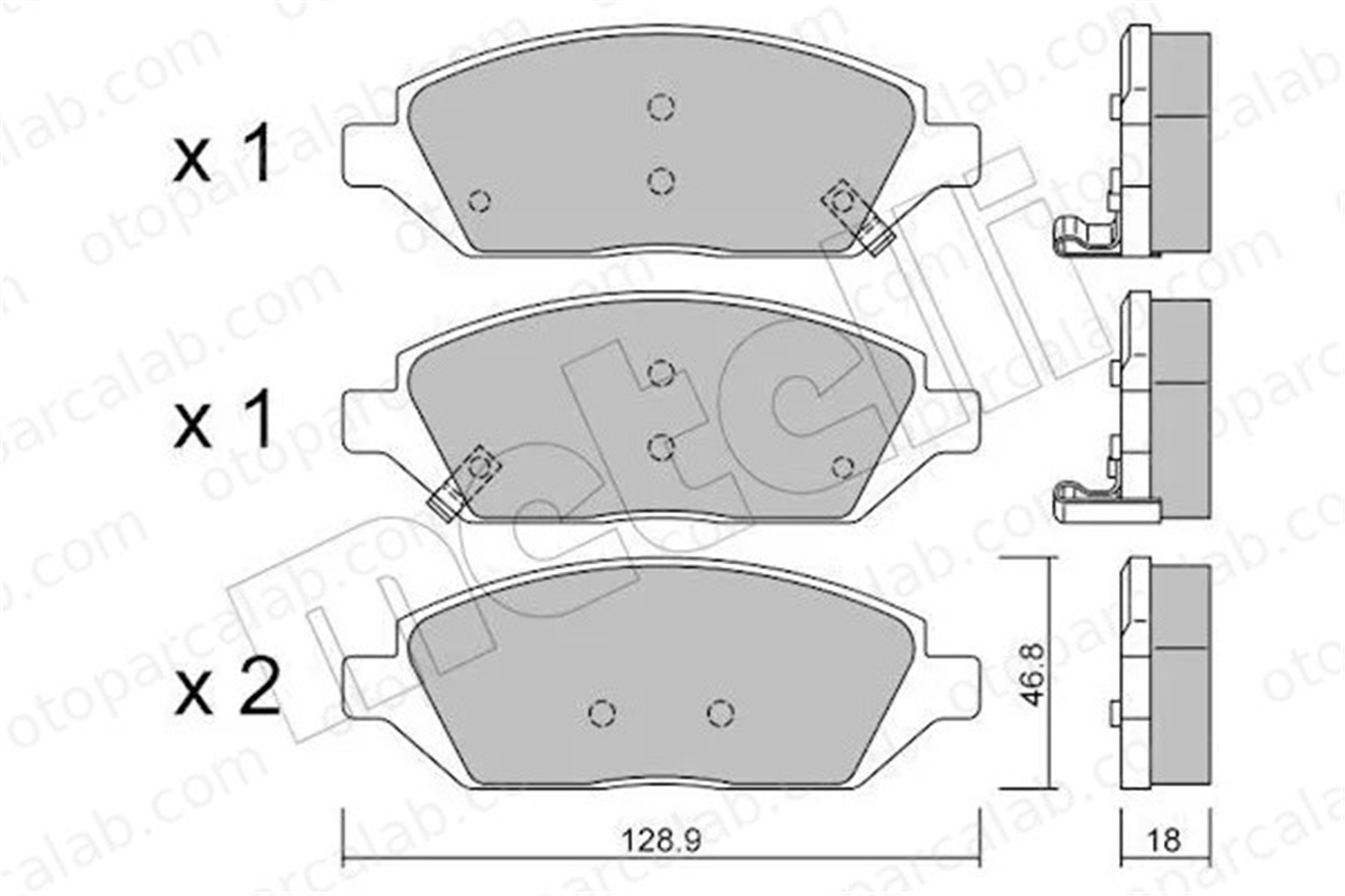 OPEL ORJINAL 42439338 Fren Disk Balata Ön OPEL KARL 42439338 1605313