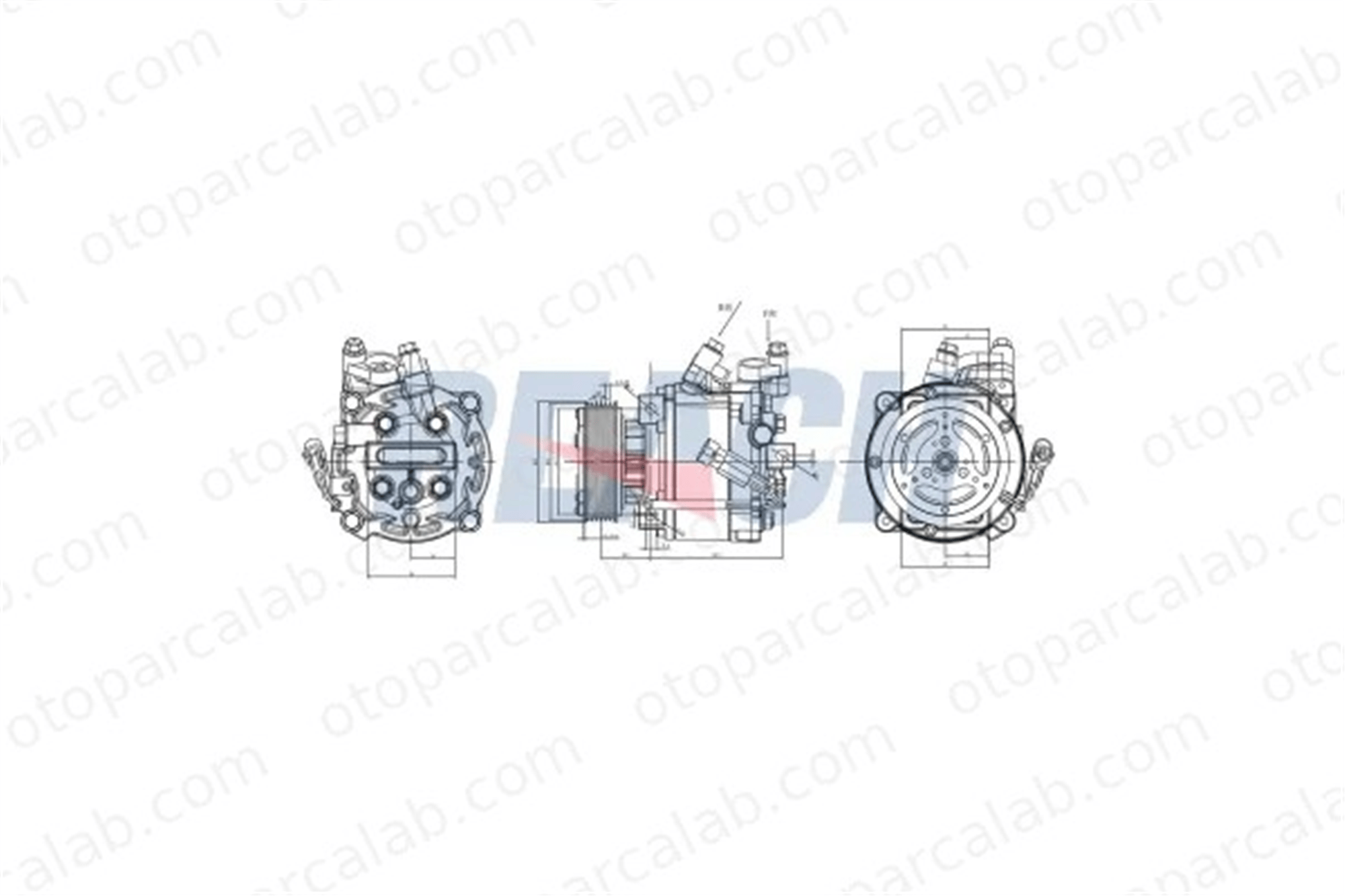 OPEL ORJINAL 42783866 Klima Kompresörü OPEL ADAM MOKKA / MOKKA X 42783866 1618430