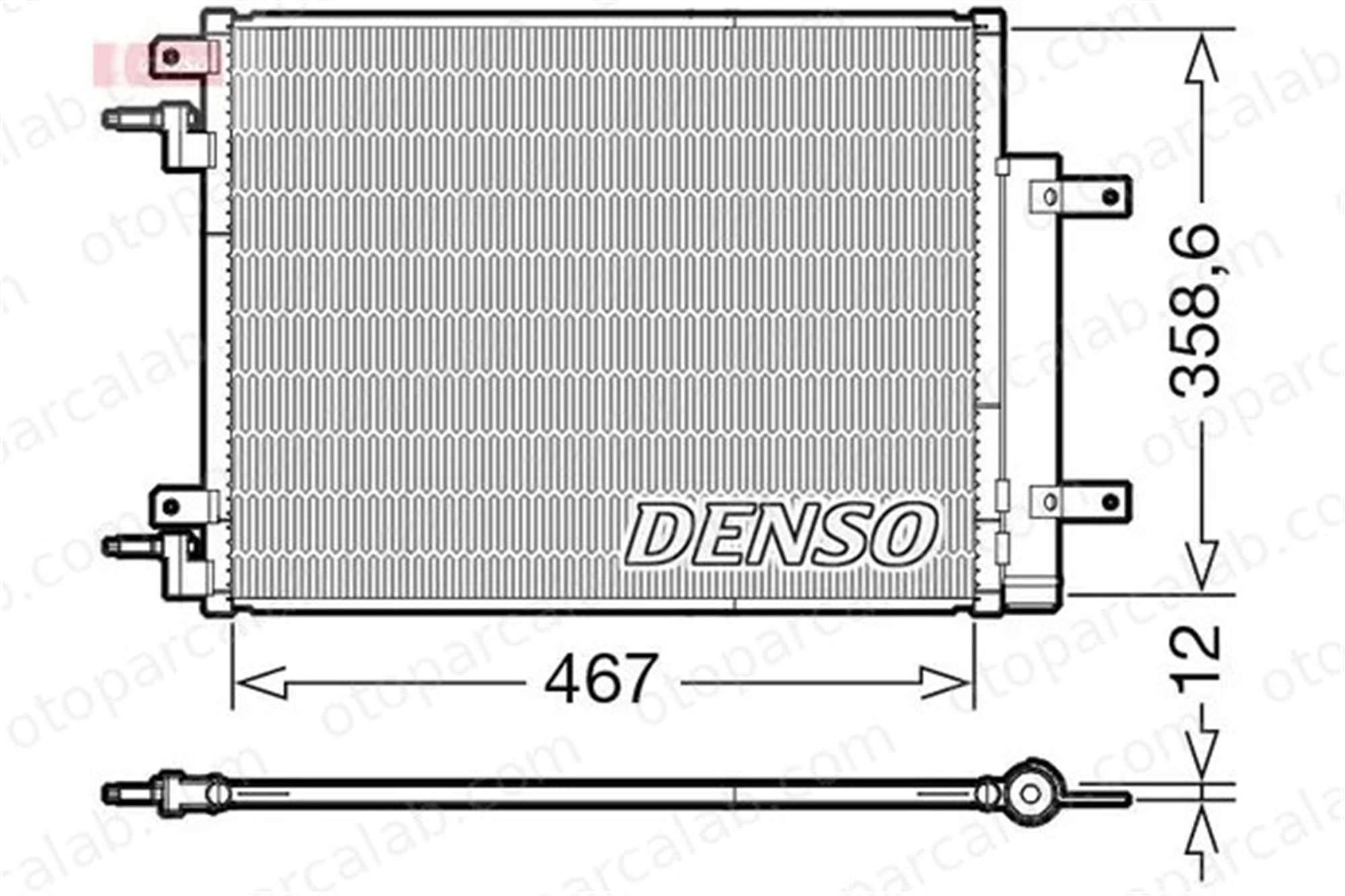 OPEL ORJINAL 42829094 Klima Radyatörü OPEL KARL 42829094 1850741