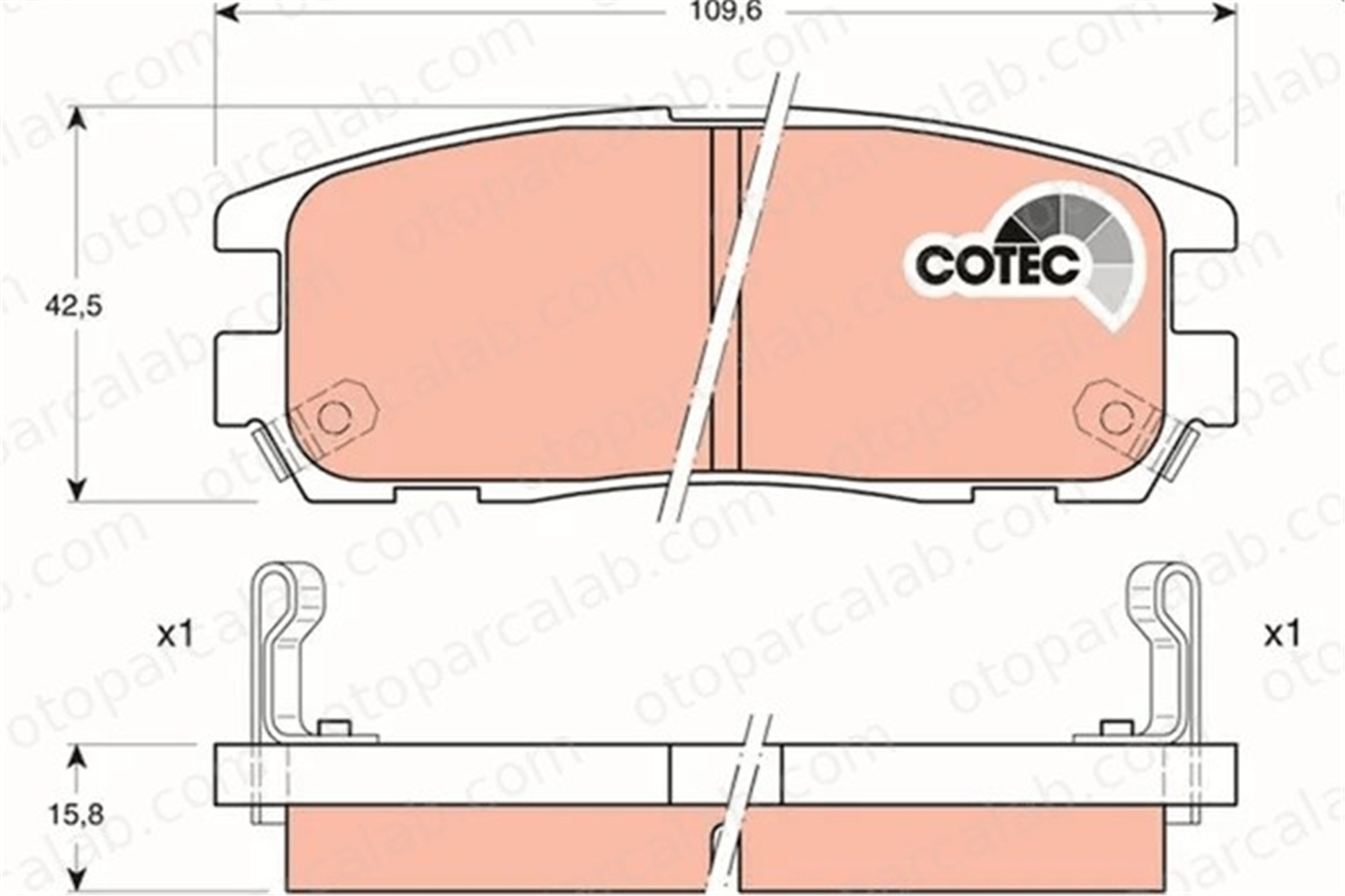 OPEL ORJINAL 93169004 Fren Disk Balata Ön OPEL FRONTERA A FRONTERA B 93169004 3502150K00