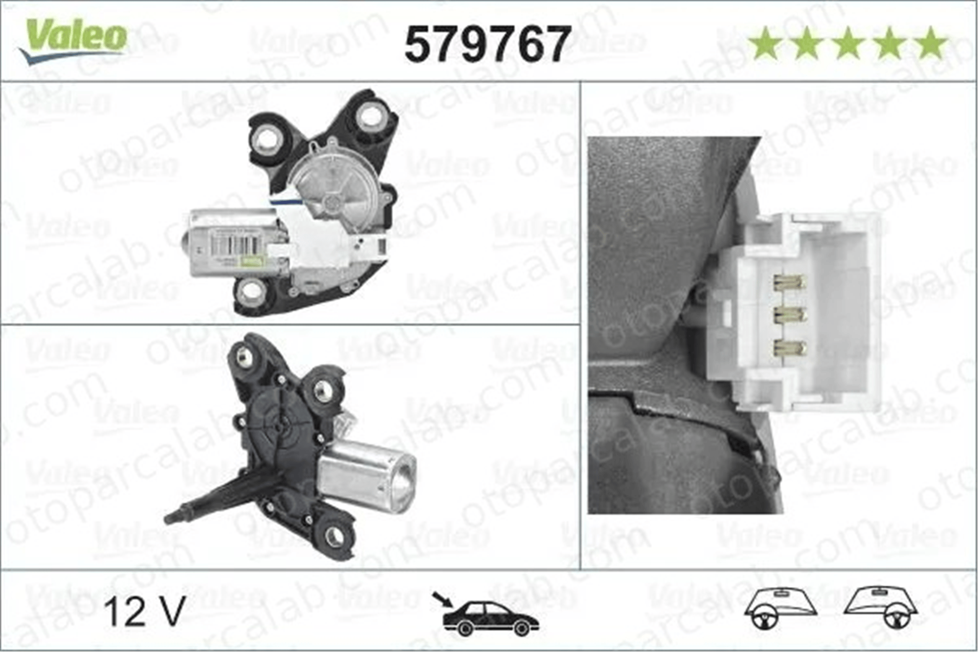 OPEL ORJINAL 9840123780 Silecek Mekanizma Motoru Arka CITROËN BERLINGO Kasa/büyük limuzin BERLINGO MULTISPACE 9840123780 6405.LP