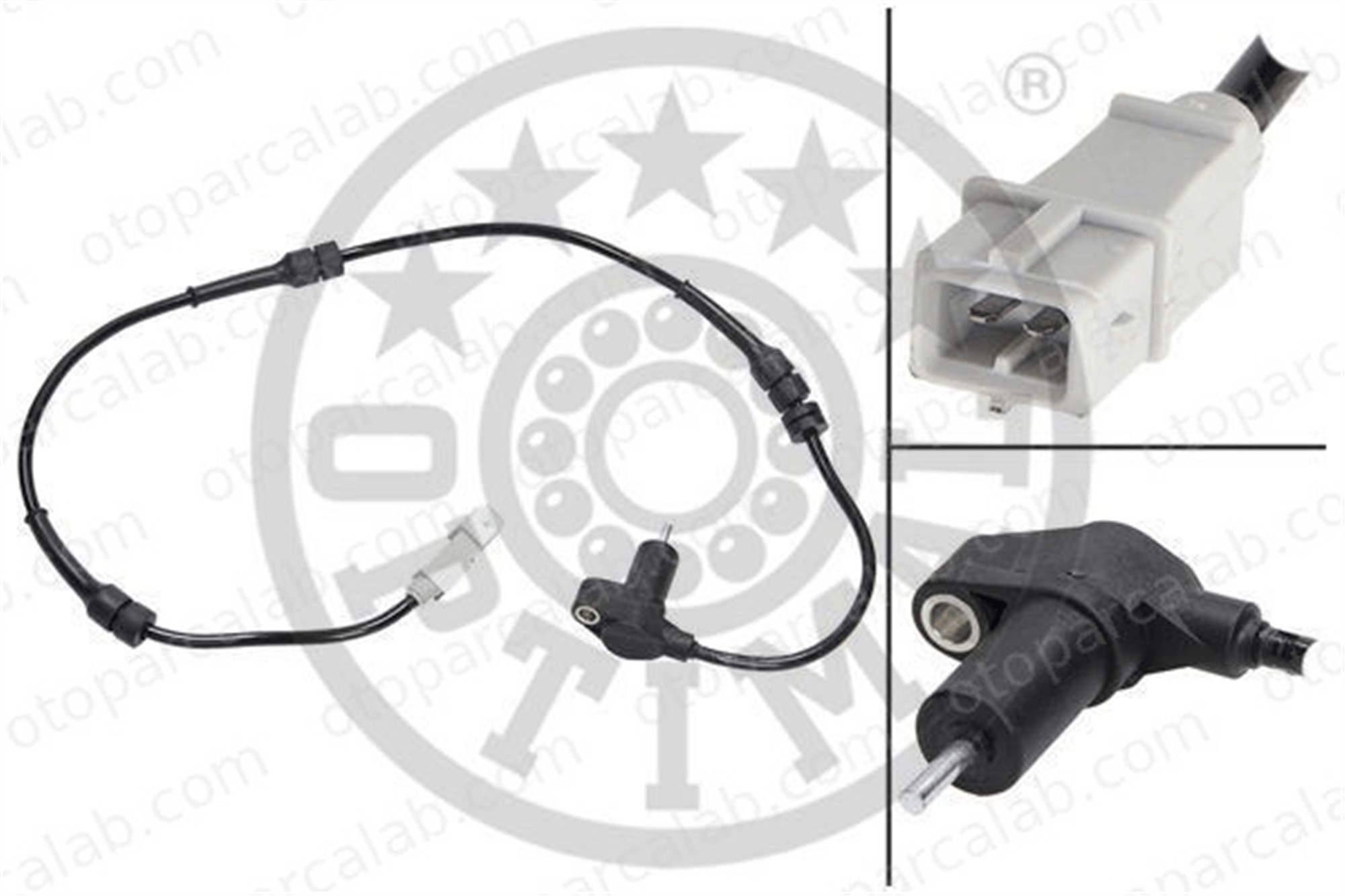 OPTIMAL 06-S024 Abs Sensörü Arka Sağ veya Sol PEUGEOT 306 CITROËN XSARA 454550 96217756