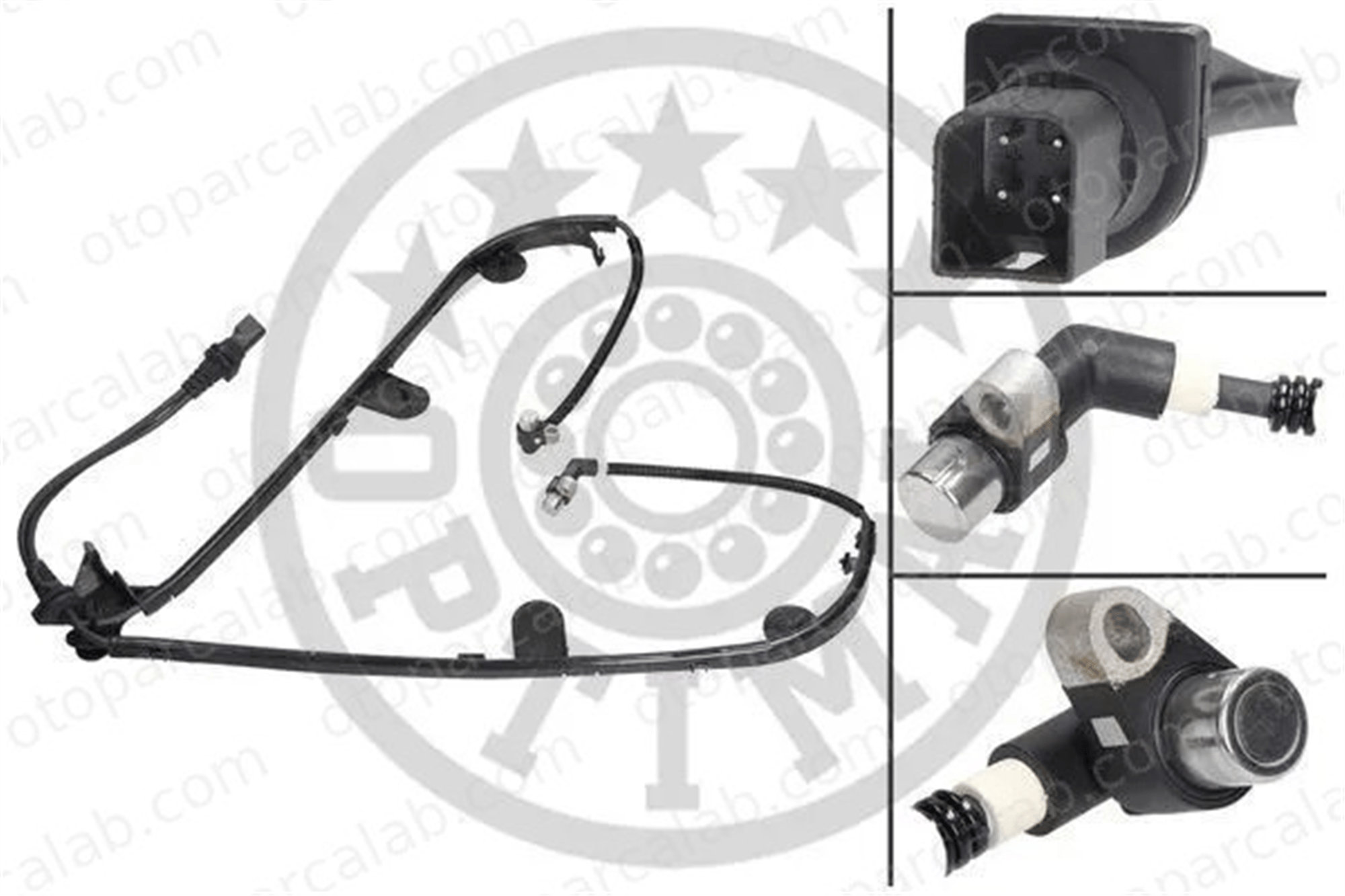 OPTIMAL 06-S082 Abs Sensörü Arka Sağ FORD FIESTA IV MAZDA 121 III 1087770 1E00430711A