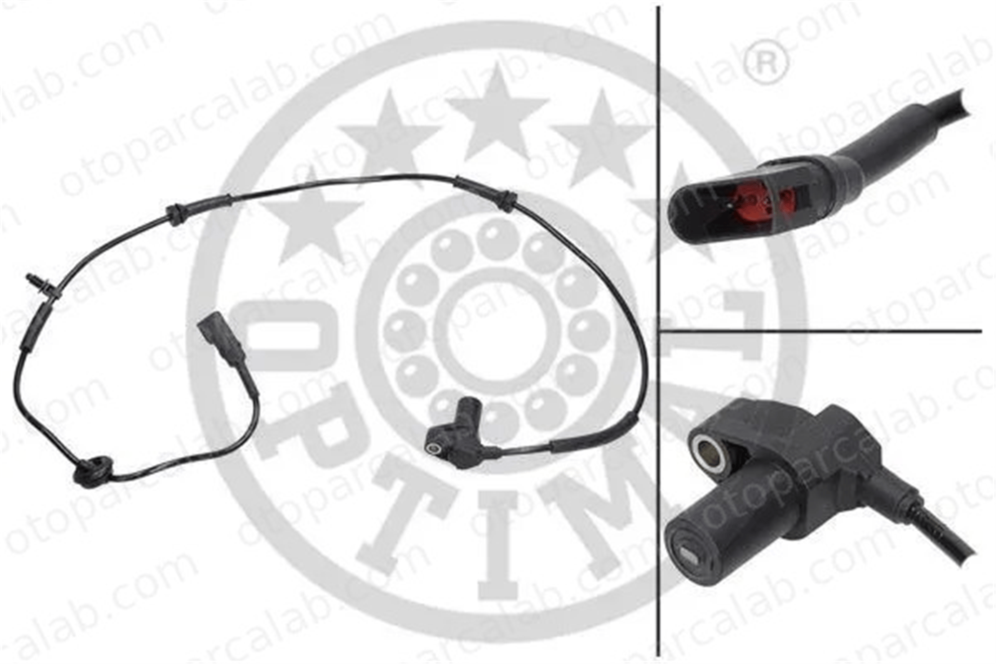 OPTIMAL 06-S086 Abs Sensörü Ön Sağ veya Sol FORD TRANSIT Panelvan/Van TRANSIT Platform şasi 4042001 4099156