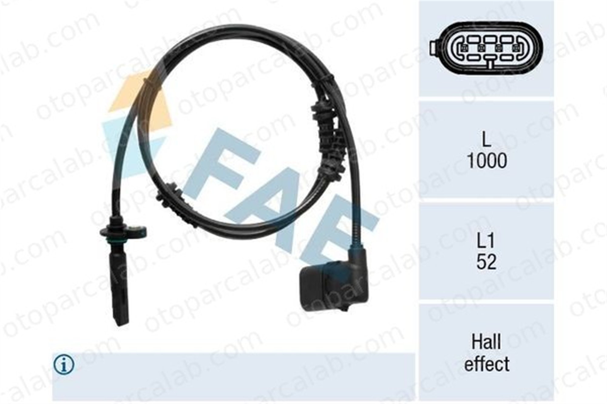 OPTIMAL 06-S1010 Abs Sensörü Ön Sol MERCEDES-BENZ C-SERISI C-SERISI T-Model 2059058103 A2059058103