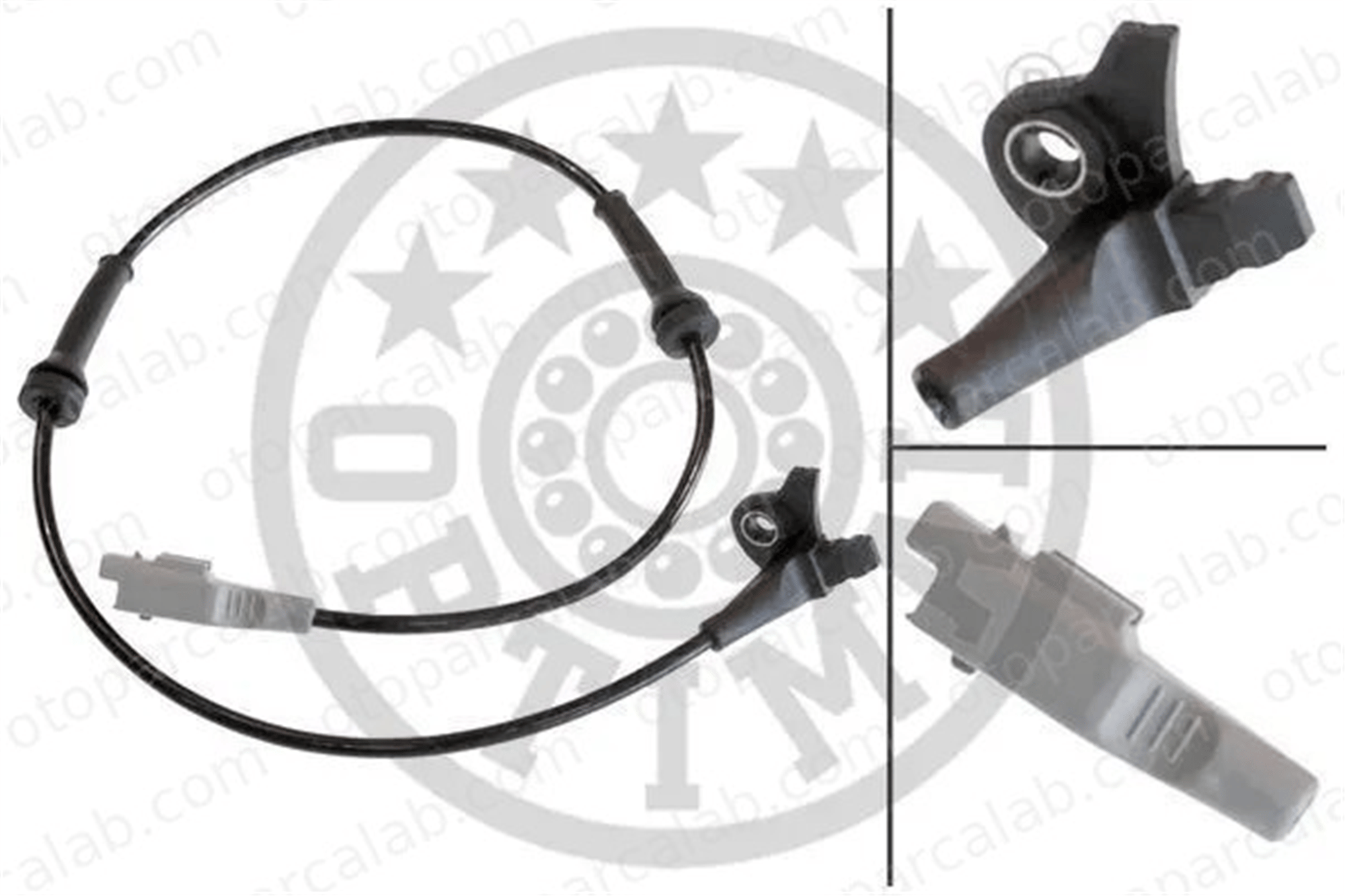 OPTIMAL 06-S124 Abs Sensörü Ön Sağ veya Sol PEUGEOT 307 Break 307 SW 4545K3 4545F5