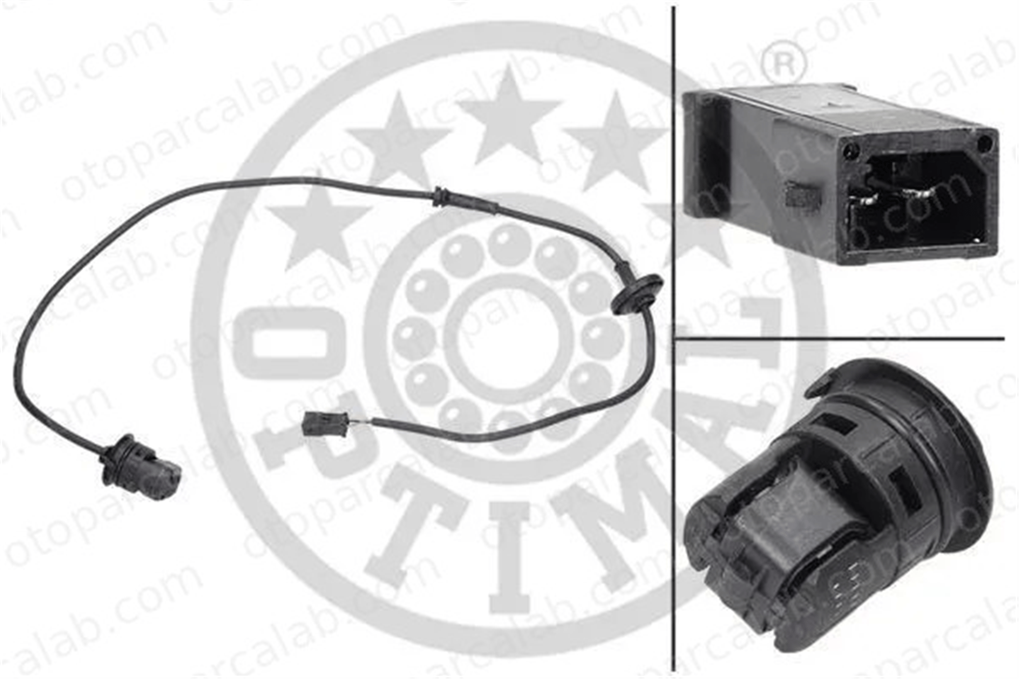 OPTIMAL 06-S138 Abs Sensörü Arka Sağ veya Sol VW PASSAT B5 PASSAT B5 Variant 3B0927807C 8E0927807