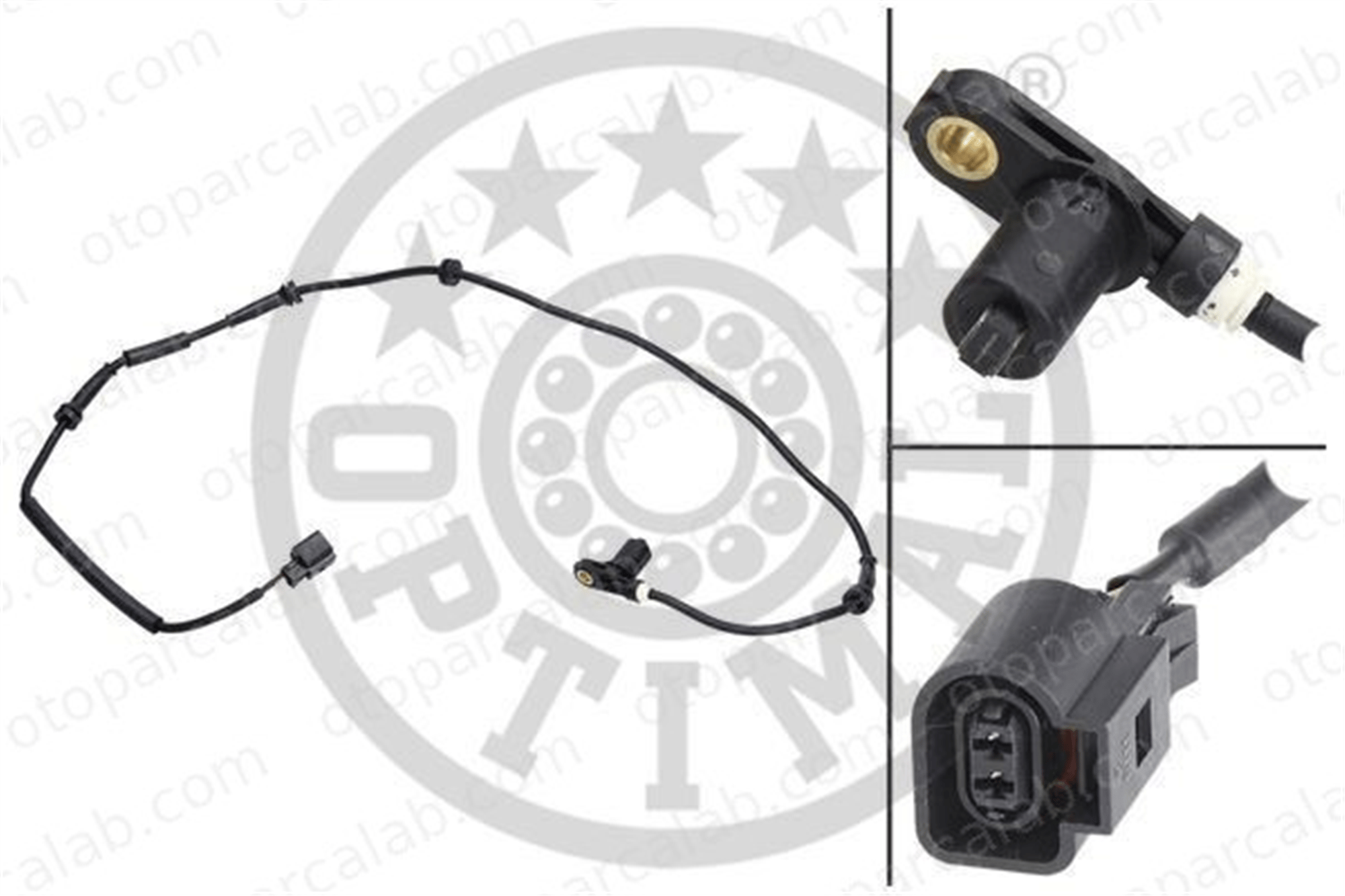 OPTIMAL 06-S141 Abs Sensörü Arka Sağ veya Sol FORD GALAXY I VW SHARAN 1048604 7M0927807D