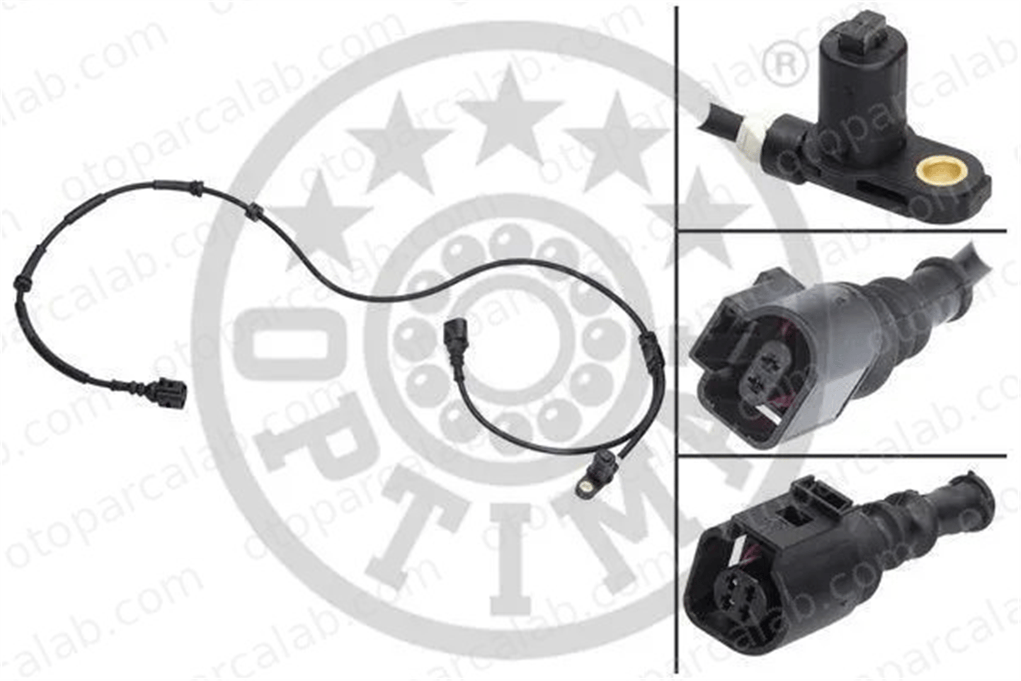 OPTIMAL 06-S151 Abs Sensörü Arka Sağ SEAT ALHAMBRA VW SHARAN 1112766 7M3927807E