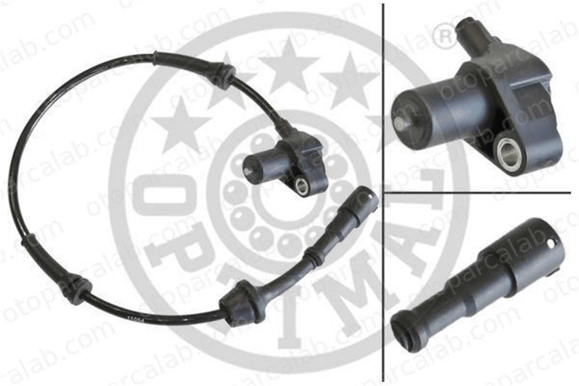 OPTIMAL 06-S171 Abs Sensörü Ön Sağ VW TRANSPORTER T4 Minibüs/Otobüs TRANSPORTER T4 Panelvan/Van 701927807A 701927807F
