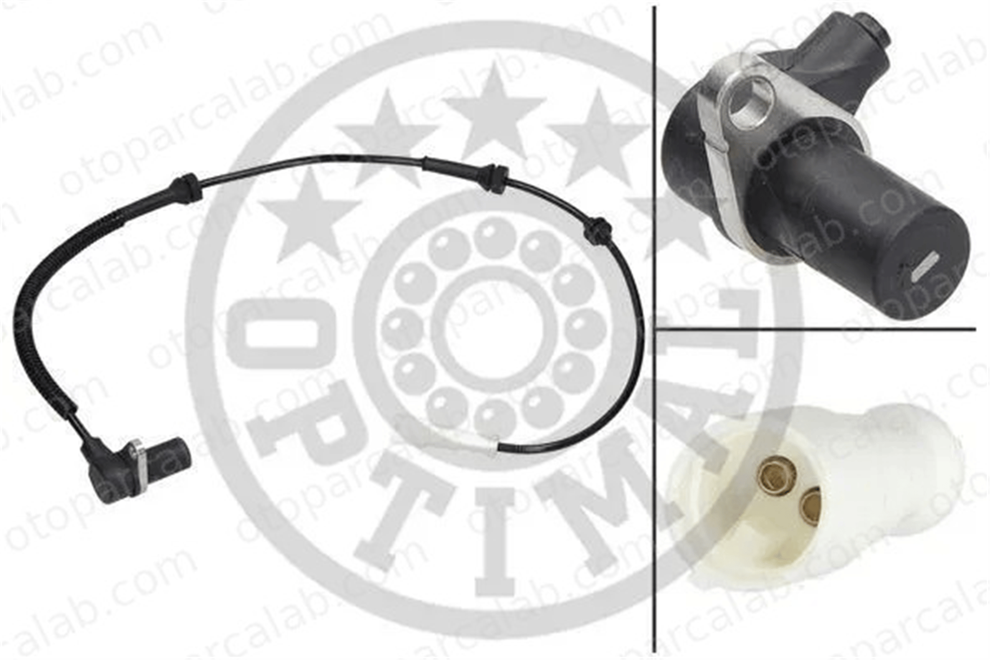 OPTIMAL 06-S230 Abs Sensörü Ön Sağ CHEVROLET LACETTI NUBIRA Sedan 96549713 96455870