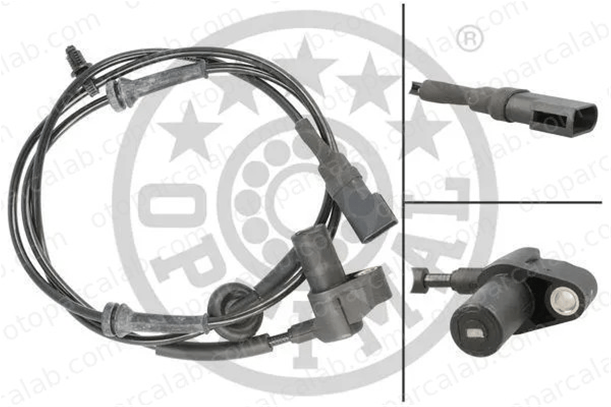 OPTIMAL 06-S251 Abs Sensörü Ön Sol FORD TRANSIT Minibüs/Otobüs TRANSIT Panelvan/Van 3C112B372AA 3C112B372AB