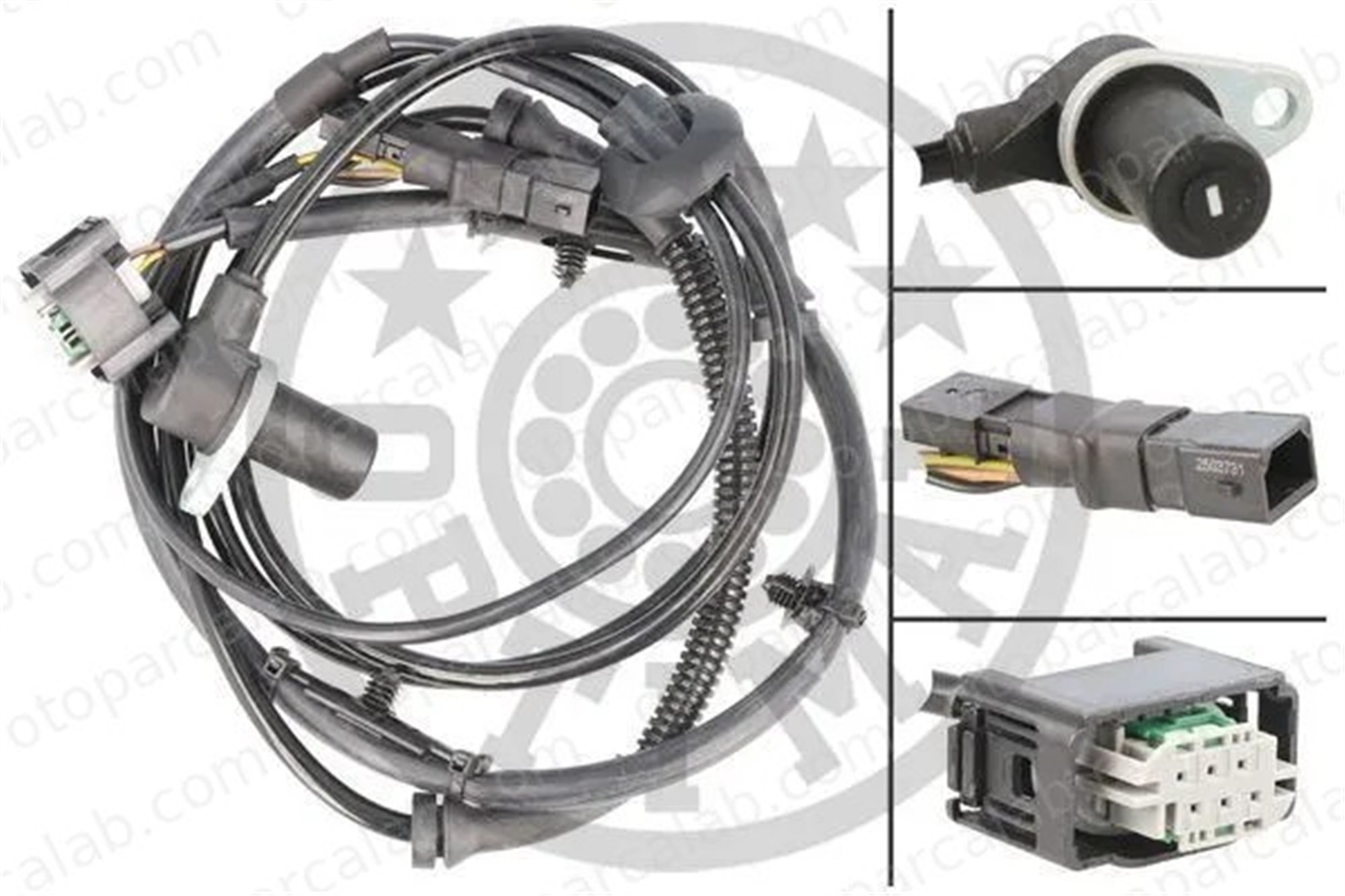 OPTIMAL 06-S291 Abs Sensörü Arka Sol AUDI A4 B6 A4 B6 Avant 8E0927807C