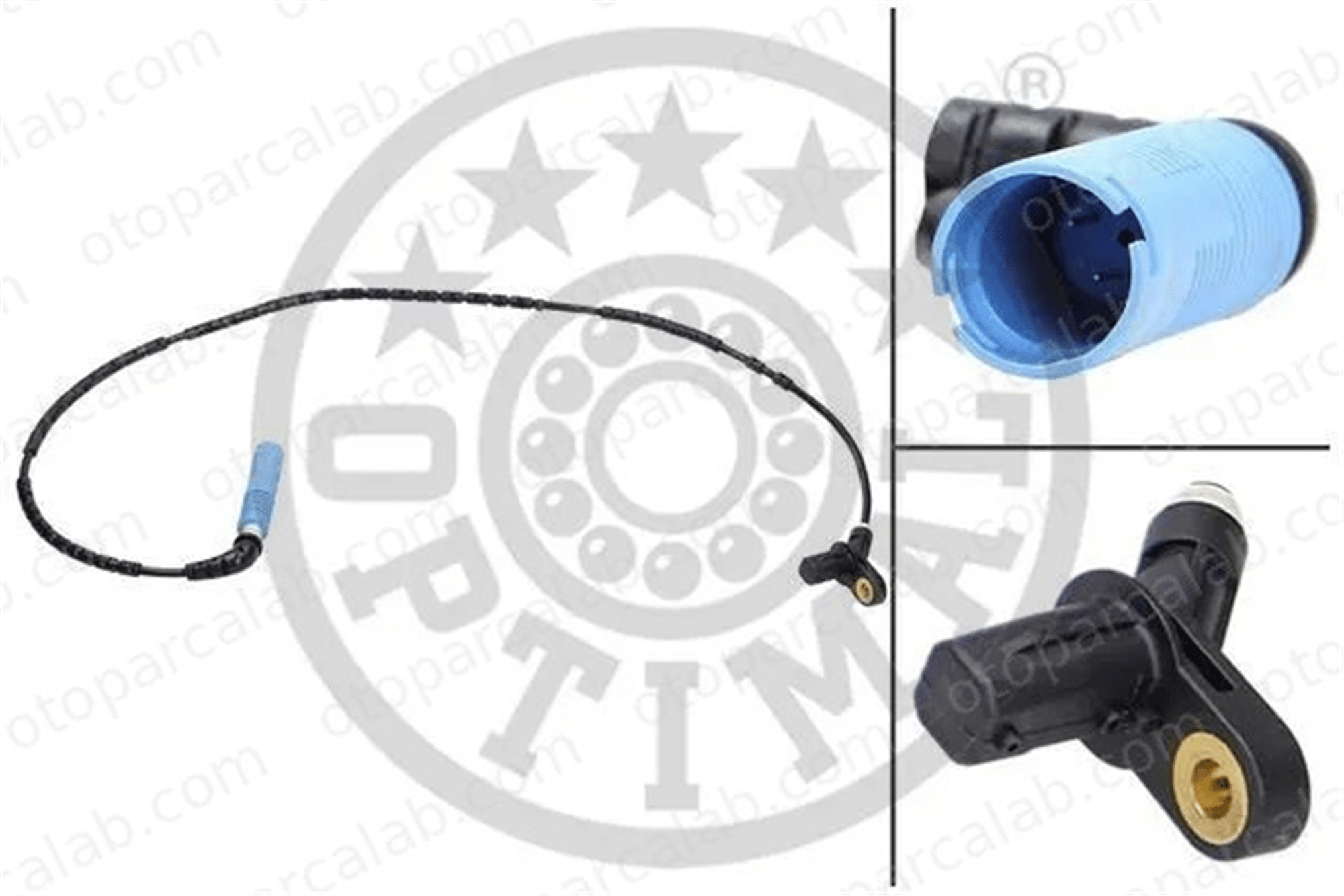 OPTIMAL 06-S390 Abs Sensörü Arka Sağ veya Sol BMW Z4 Roadster Z4 Coupe 34526757281 6757281