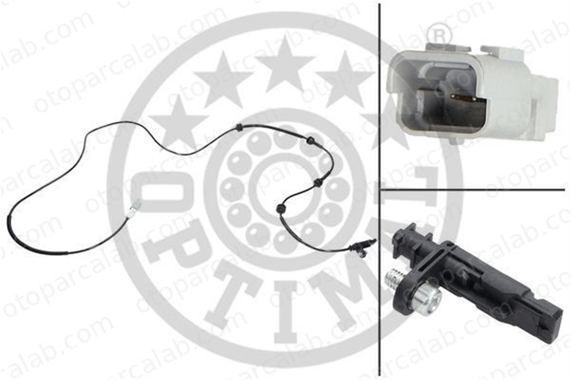 OPTIMAL 06-S409 Abs Sensörü Arka Sağ veya Sol CITROËN C5 III Break C5 III 4545H6 4545C0