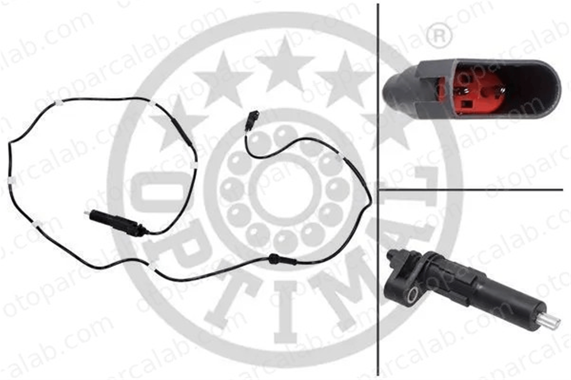 OPTIMAL 06-S425 Abs Sensörü Arka Sağ FORD TRANSIT Panelvan/Van TRANSIT Platform şasi 4533633 YC152B372DC