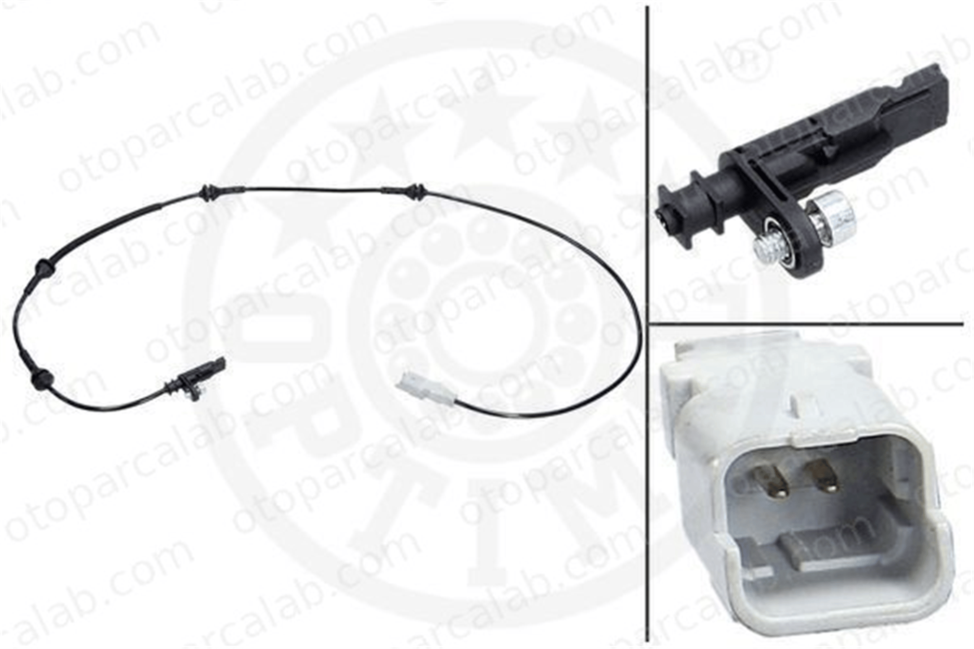 OPTIMAL 06-S430 Abs Sensörü Ön Sağ veya Sol PEUGEOT 407 SW CITROËN C5 III Break 4545H5
