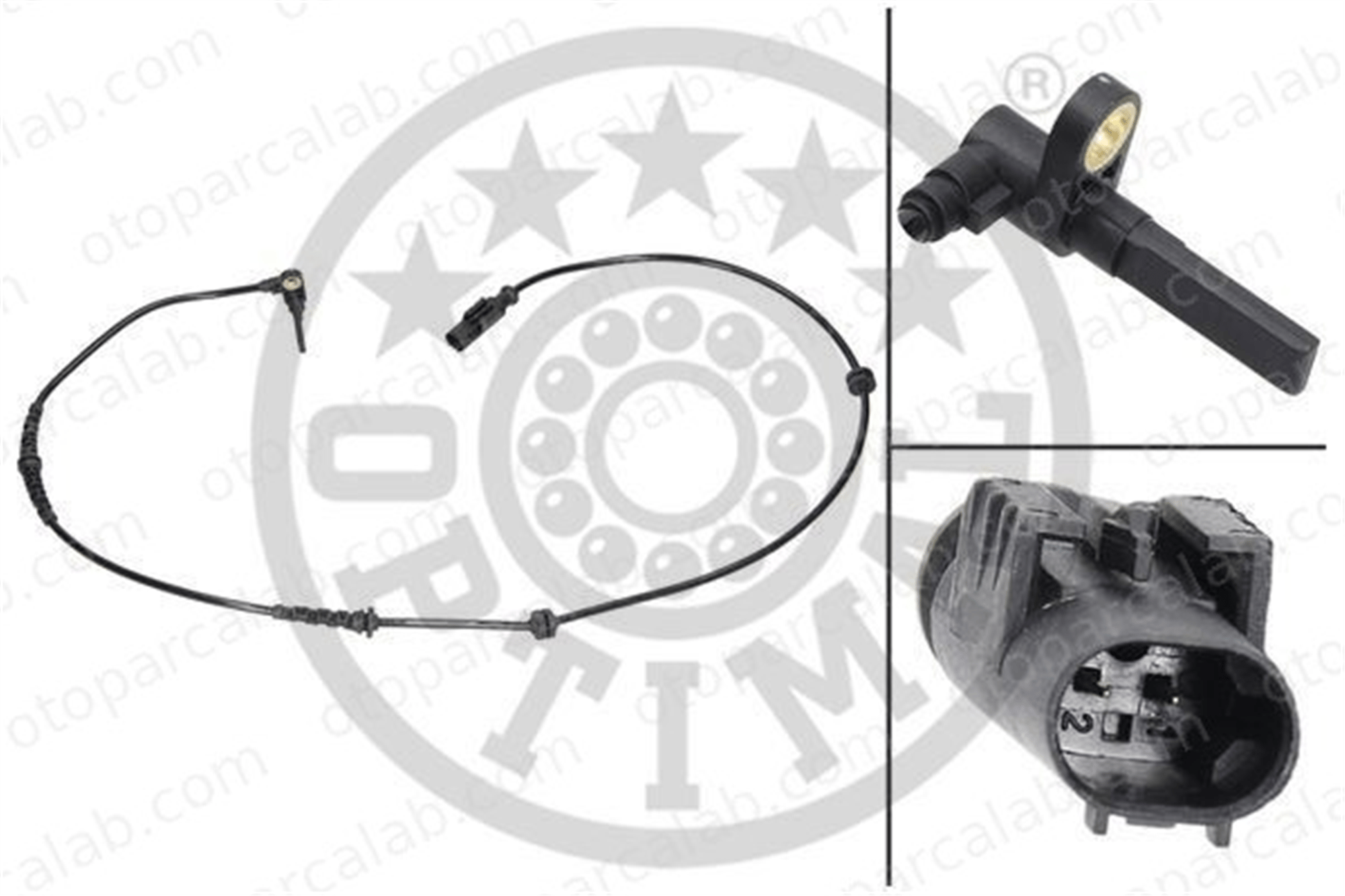 OPTIMAL 06-S453 Abs Sensörü Ön Sağ veya Sol CITROËN JUMPER Panelvan/Van JUMPER Platform şasi 4545F1 51725099
