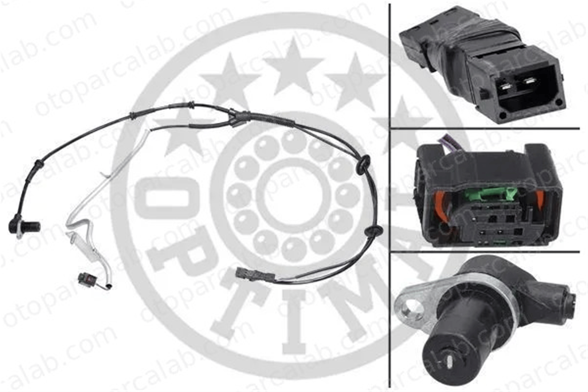 OPTIMAL 06-S465 Abs Sensörü Arka Sağ veya Sol AUDI A6 C5 Avant A6 C5 4B0927807R