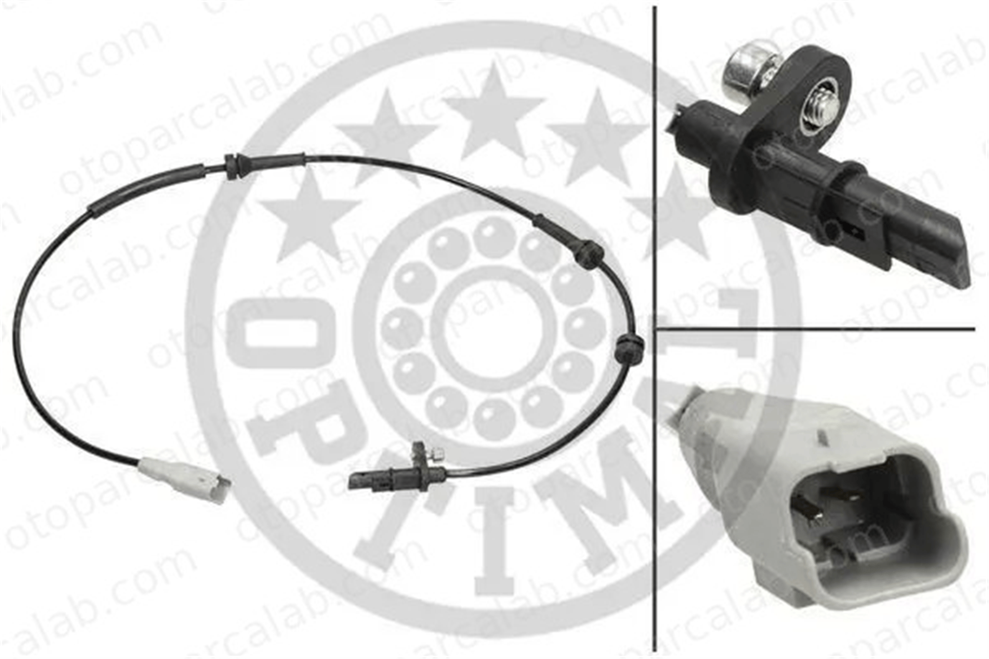 OPTIMAL 06-S486 Abs Sensörü Ön Sağ PEUGEOT EXPERT TEPEE CITROËN JUMPY 1499936080 4545E9
