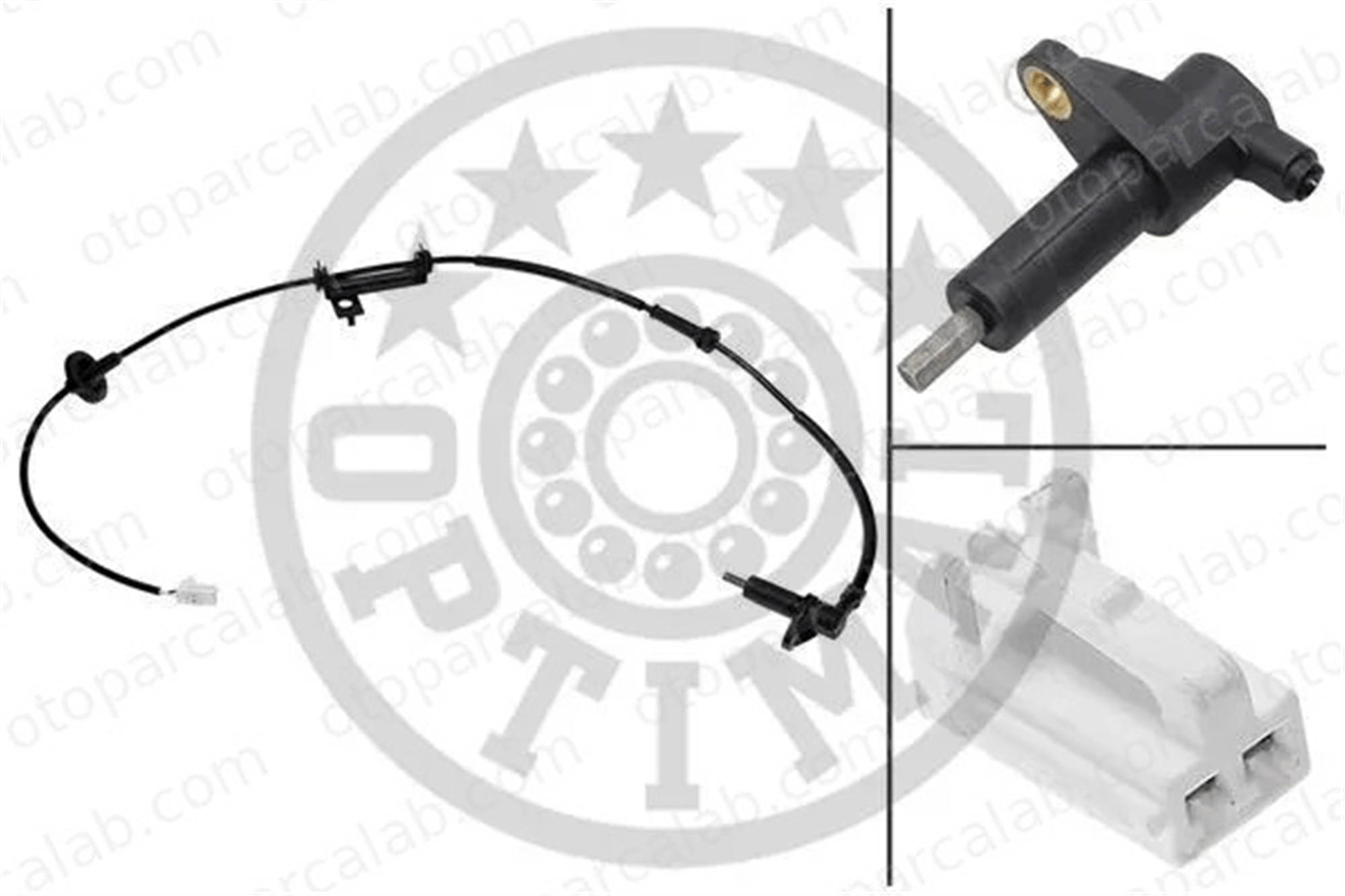 OPTIMAL 06-S501 Abs Sensörü Arka Sol HYUNDAI SANTA FÉ I SANTA FÉ II 9563026000