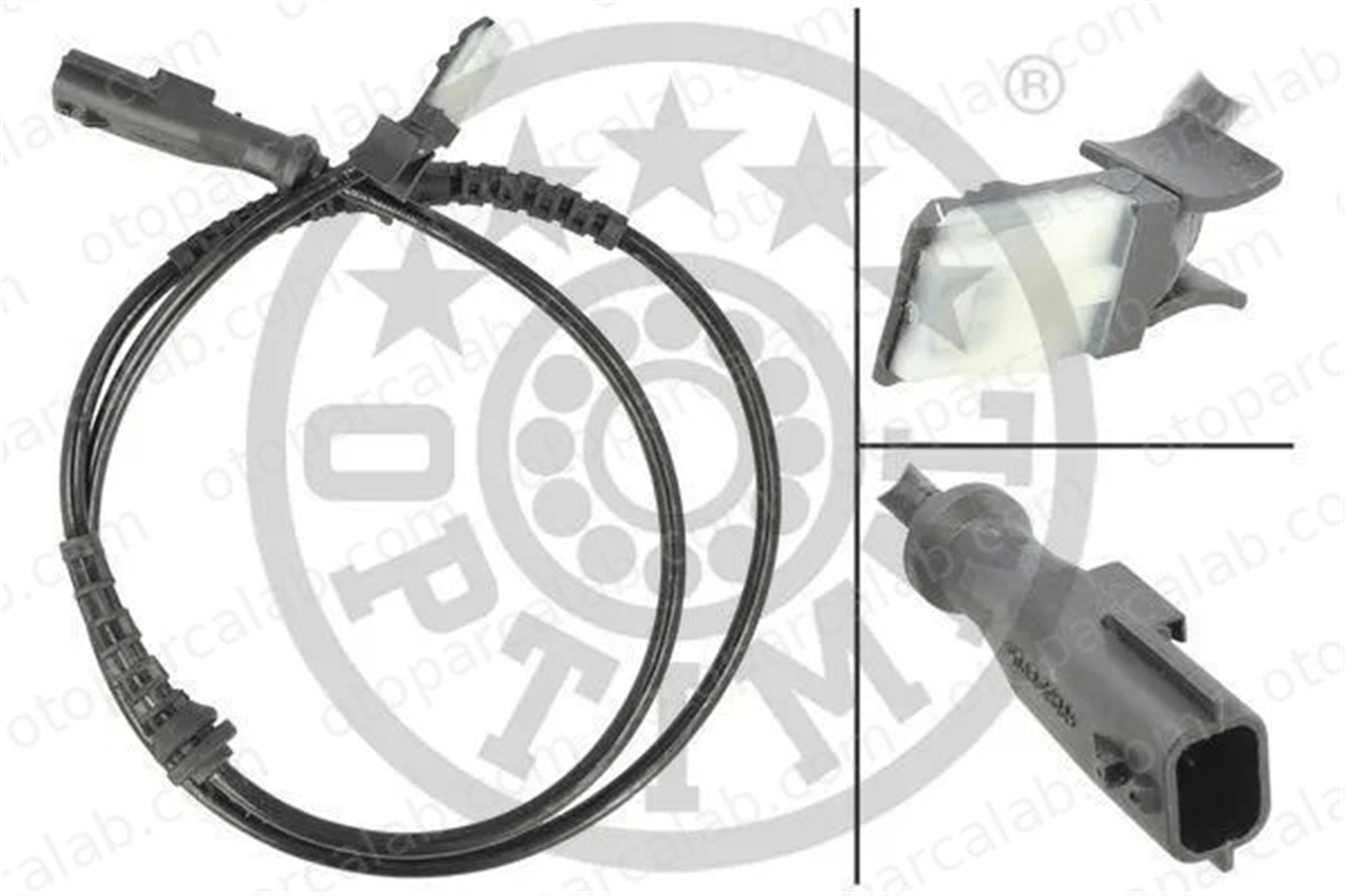 OPTIMAL 06-S543 Abs Sensörü Arka Sağ veya Sol RENAULT MEGANE III Hatchback MEGANE III Coupe 479006271R 479000010R