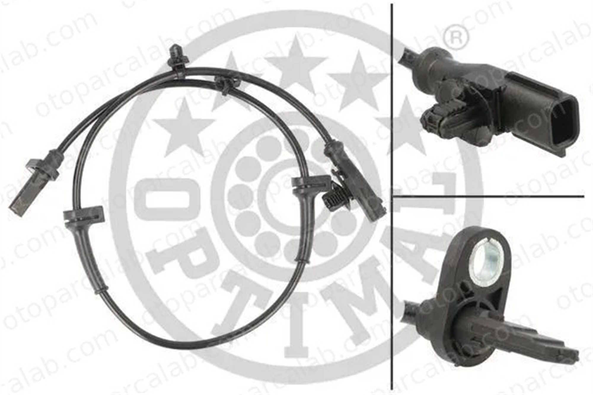 OPTIMAL 06-S546 Abs Sensörü Ön Sağ veya Sol FORD FIESTA VI B-MAX 8V512C204BB 1766843