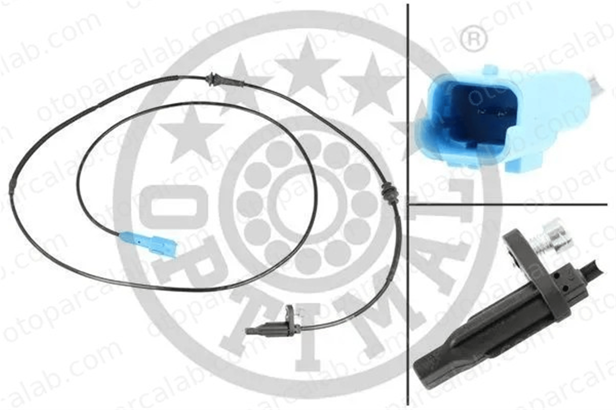 OPTIMAL 06-S557 Abs Sensörü Arka Sol CITROËN C5 III Break C5 III 4545J0 9665631780